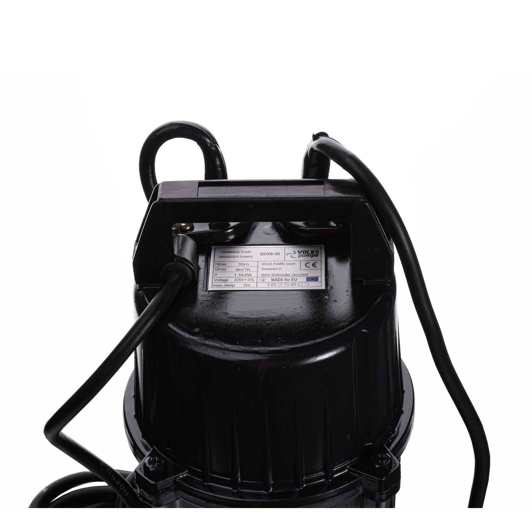 Насос дренажний VOLKS pumpe QDX8-30 1,5кВт