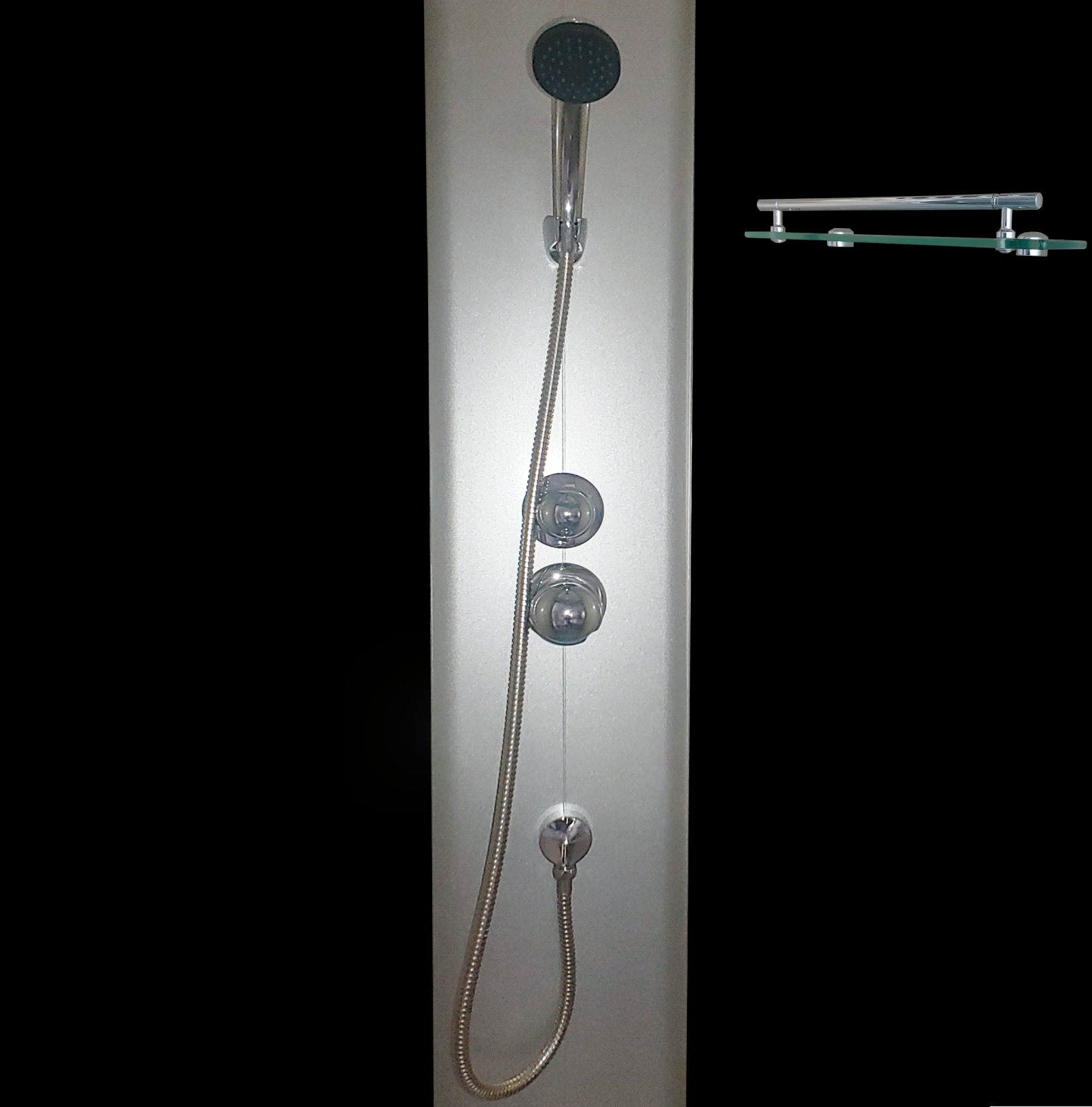 Душовий бокс асиметричний лівий OBRA H120GBSL (H120BL) BRAVO (3уп.)