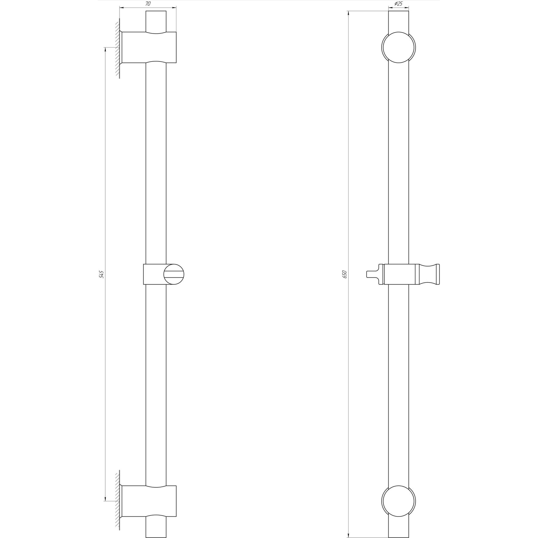 Душова стійка Globus Lux SUS-1107