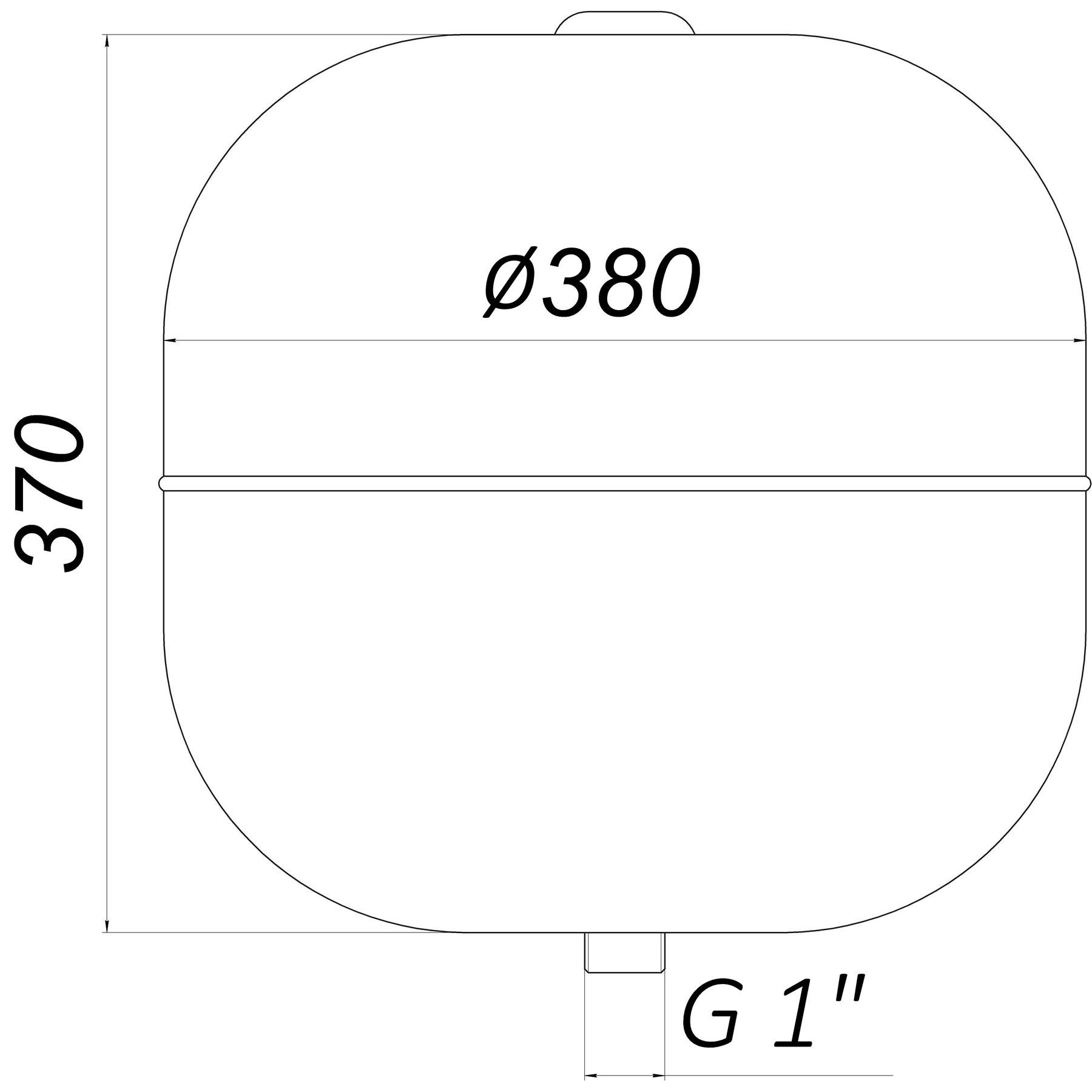Гідроакумулятор з фіксованою мембраною  35л ZILMET HYDRO-pro 10bar ( 11A0003500 )