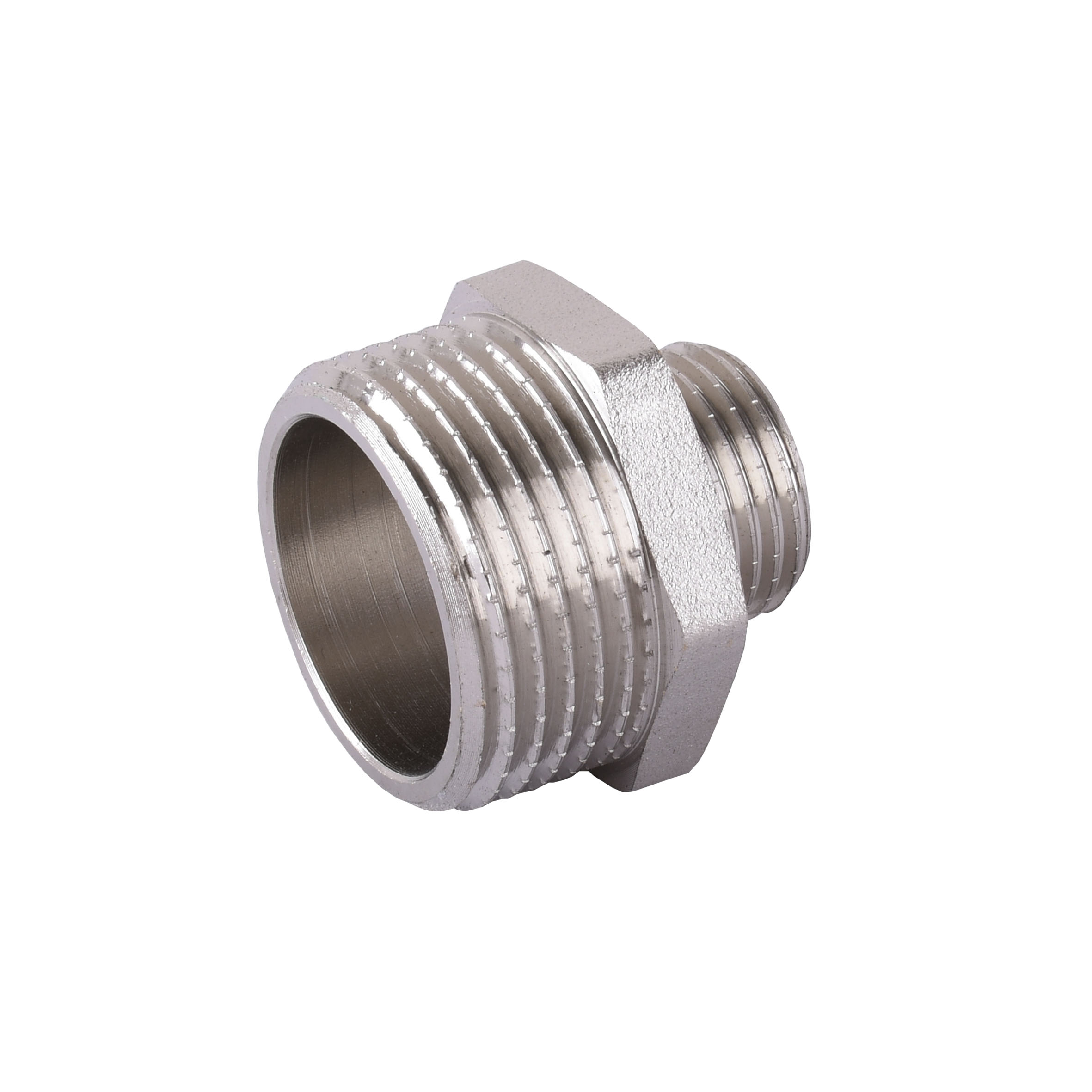 Ніпель SOLOMON 1 1/2″х3/4″ ЗЗ нікель 8208
