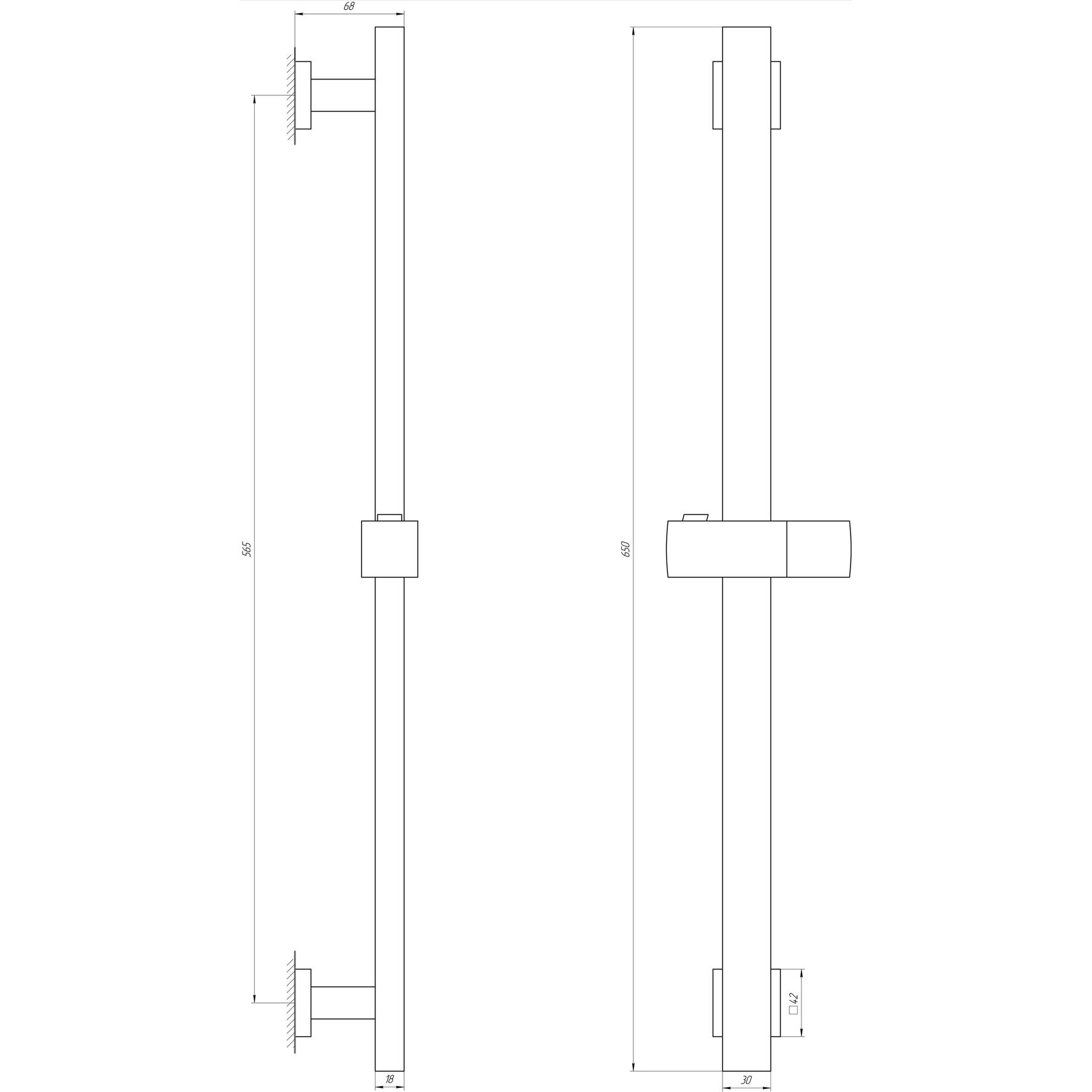 Душова стійка Globus Lux SUS-1108