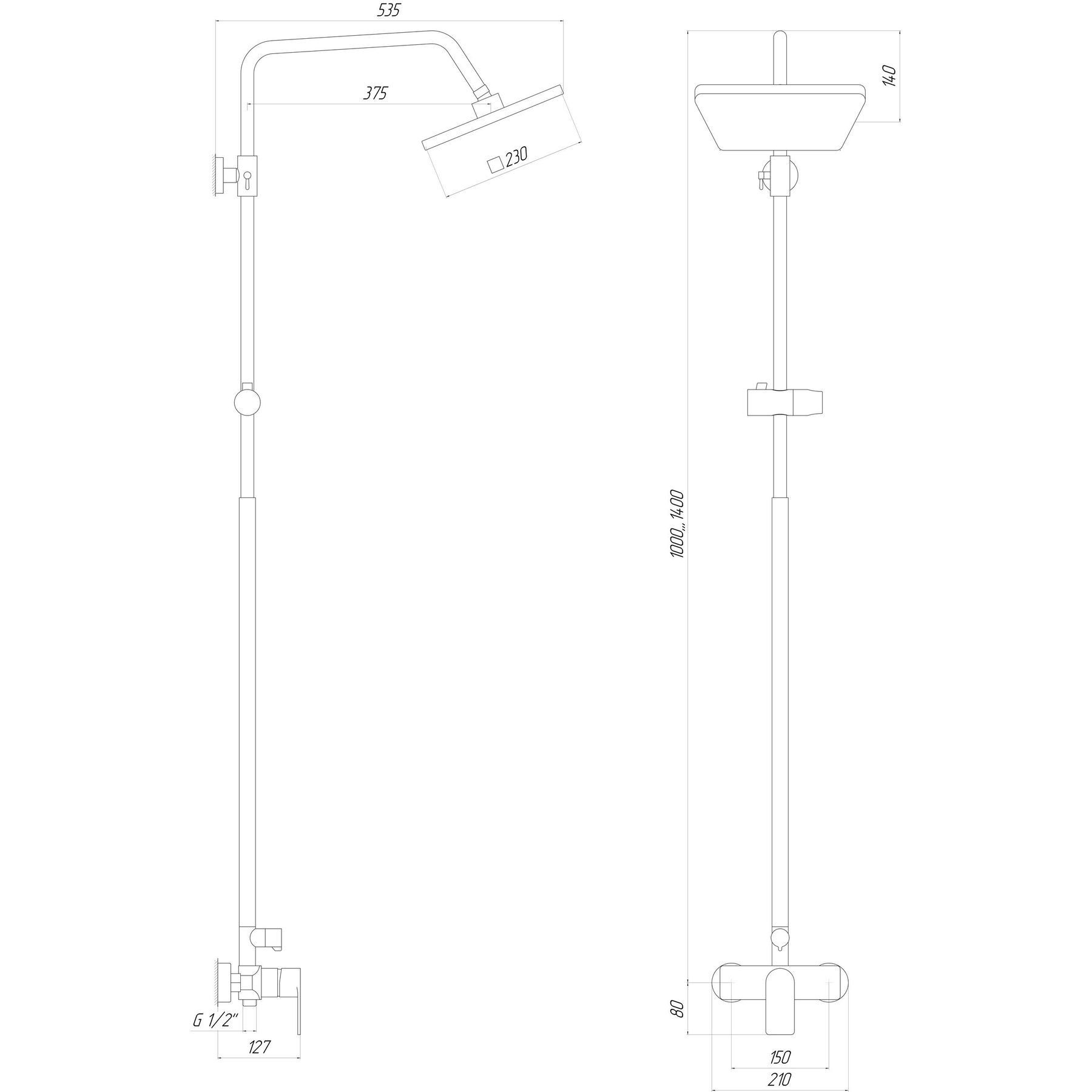 Душова система Globus Lux NIAGARA GLN-0005