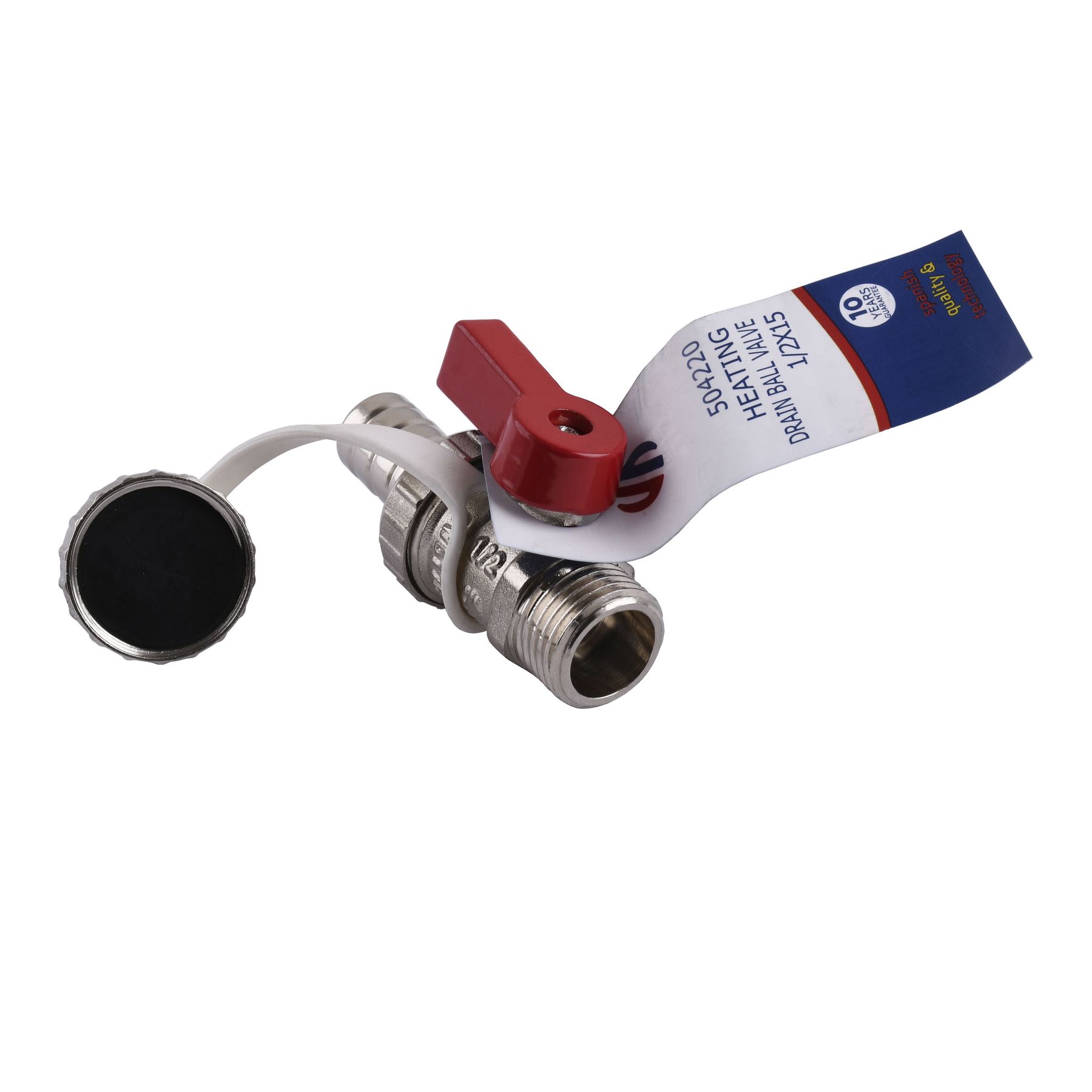 Кран зливу/підживлення  1/2″ з заглушкою 504220 ARCO SPAIN Red