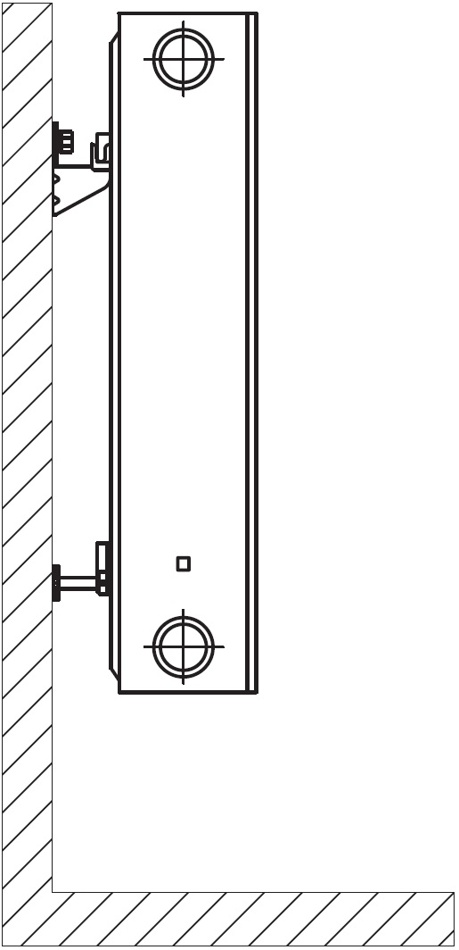 Радіатор сталевий панельний QUEEN THERM 22 бок 500x600
