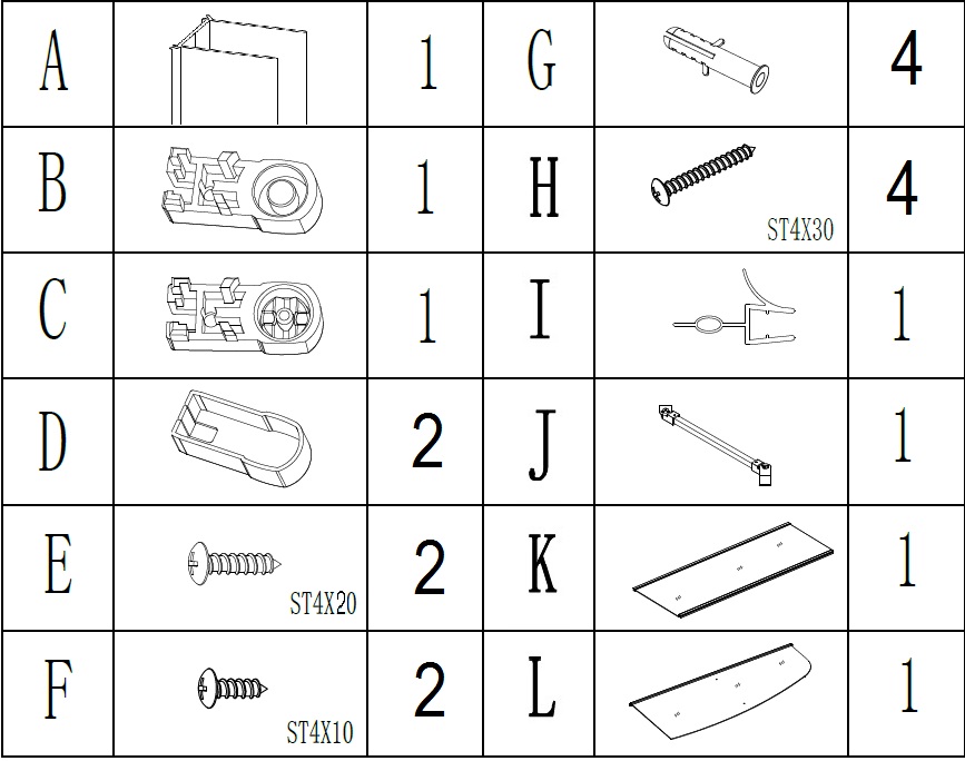 Шторка для ванної ENZA 120TC (120T) BRAVO (1уп.)