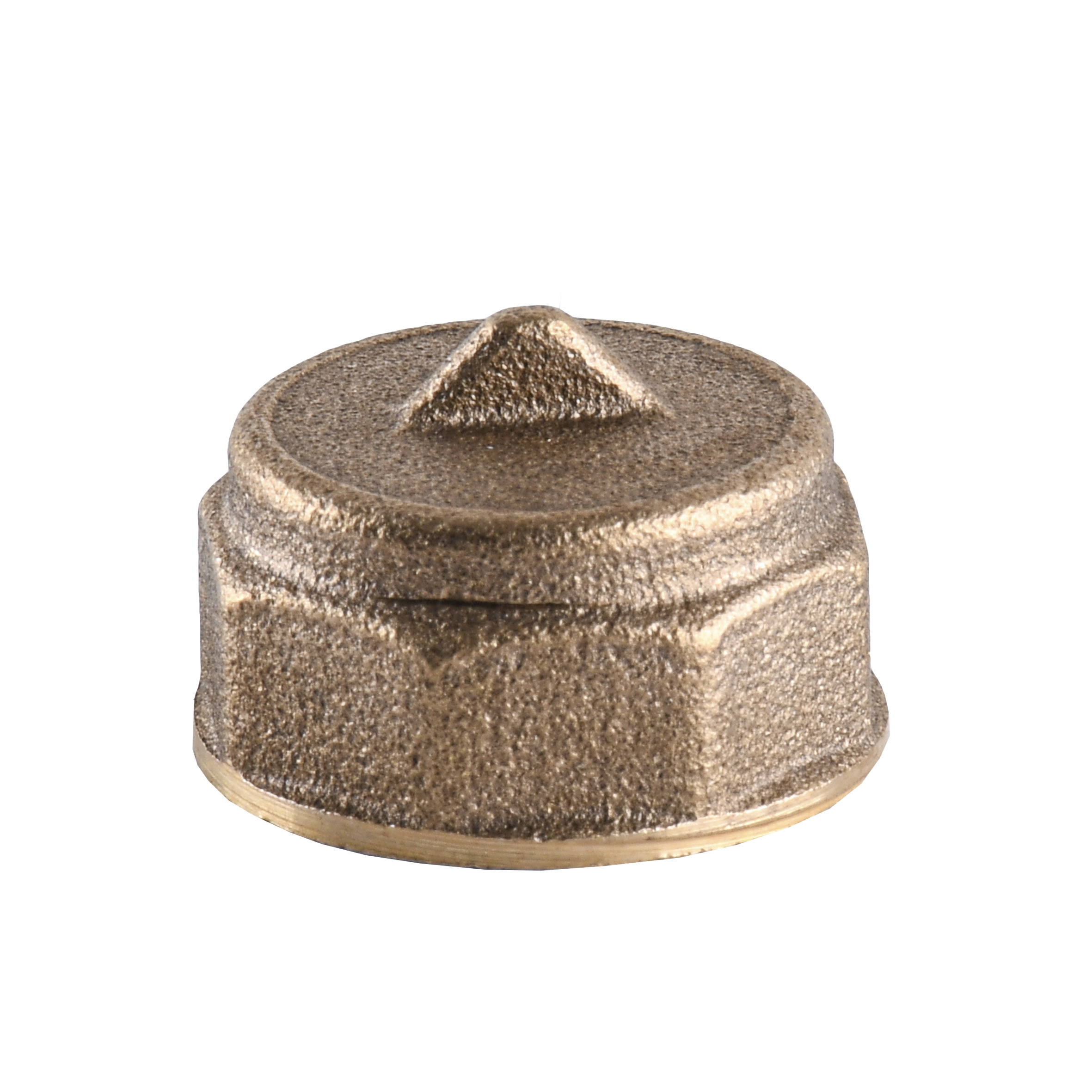 Заглушка латунна 1 1/2″ВР штампована А1011А VA