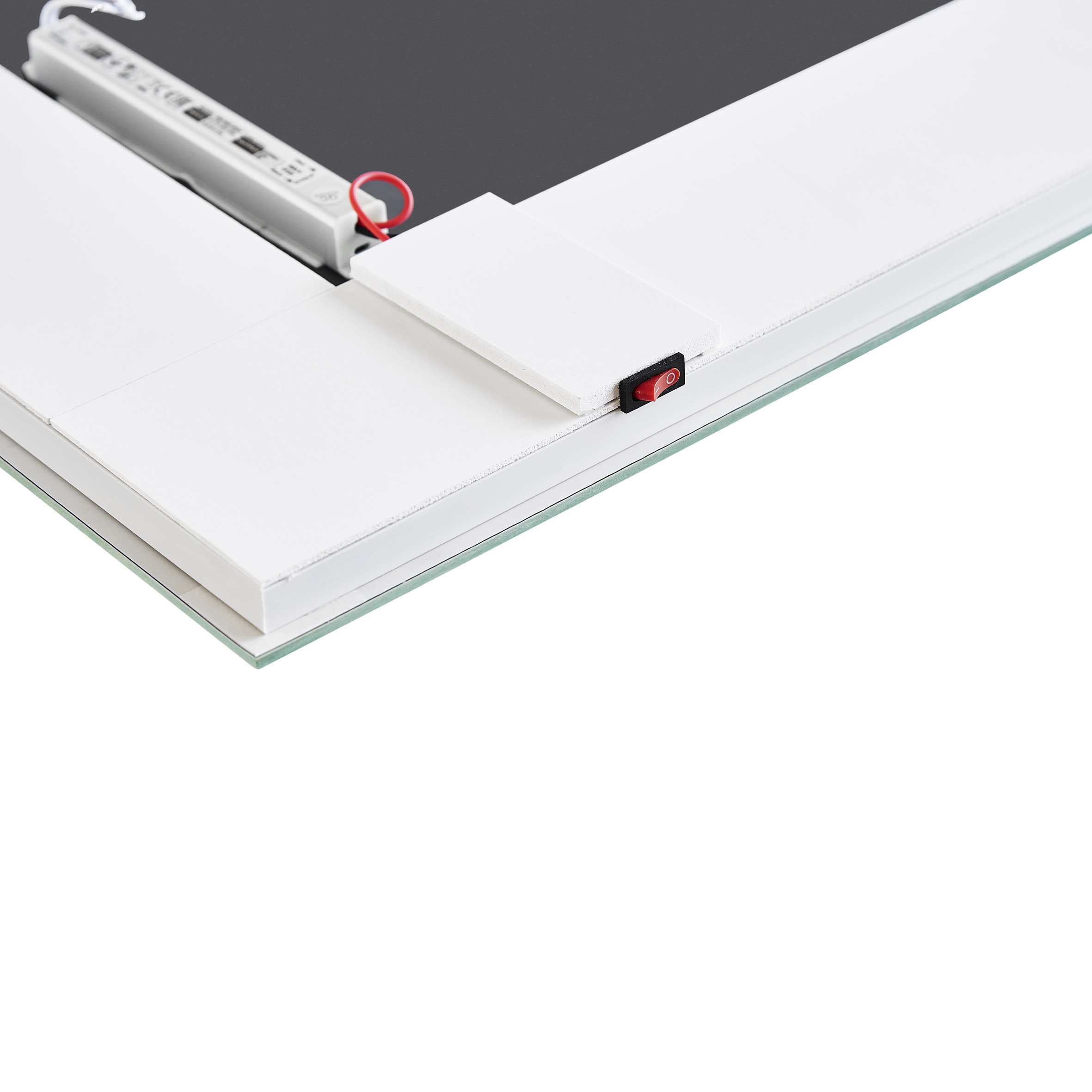 Дзеркало UNIO MRR-04 SQR-RA 600 x 800 mm LED FL