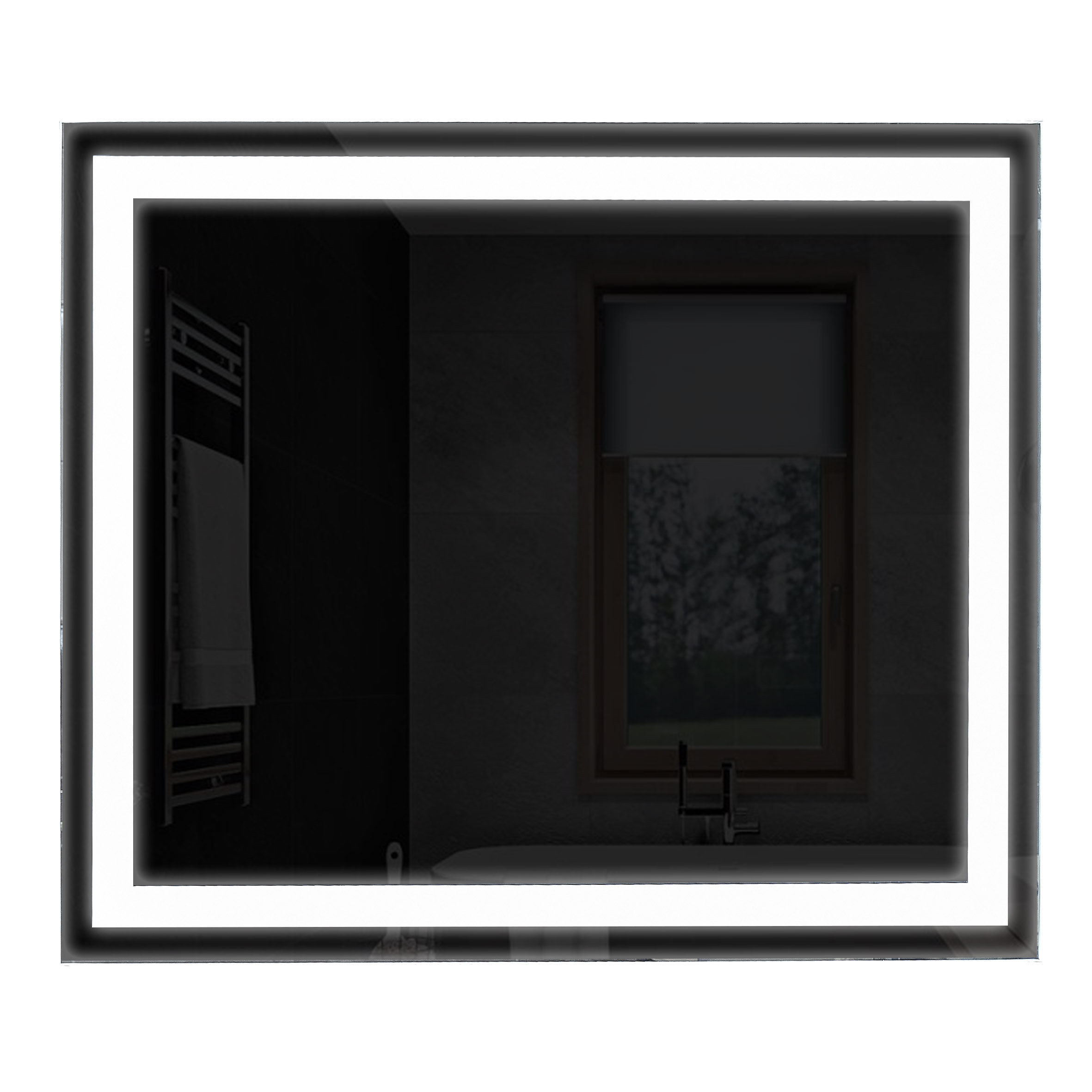 Дзеркало UNIO MRR-05 SQR-AA 1000 x 800 mm LED FL
