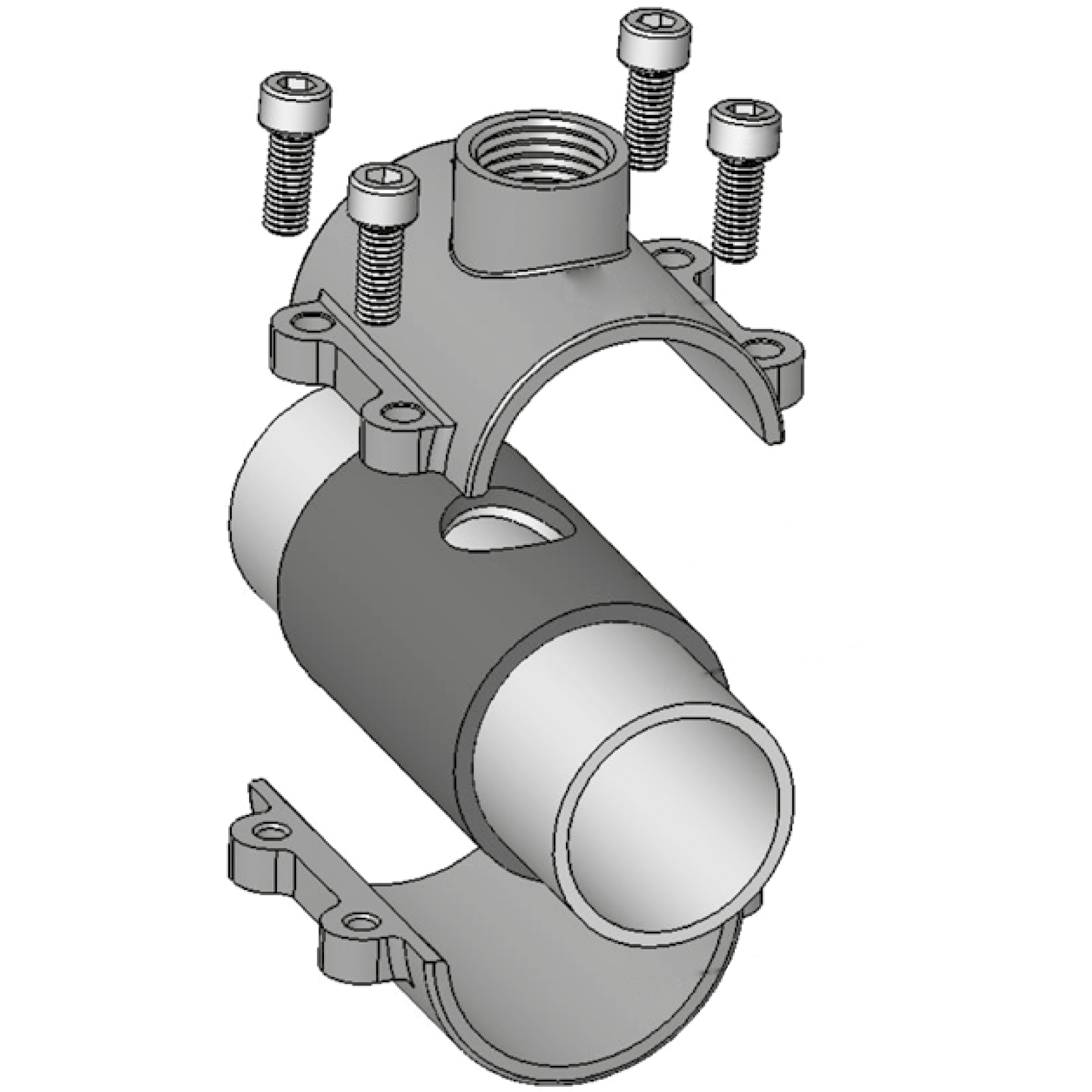 Врізка в трубу з внутрішньою різьбою DN40(47,9-48,8 мм) х 3/4″ OBD AGAflex