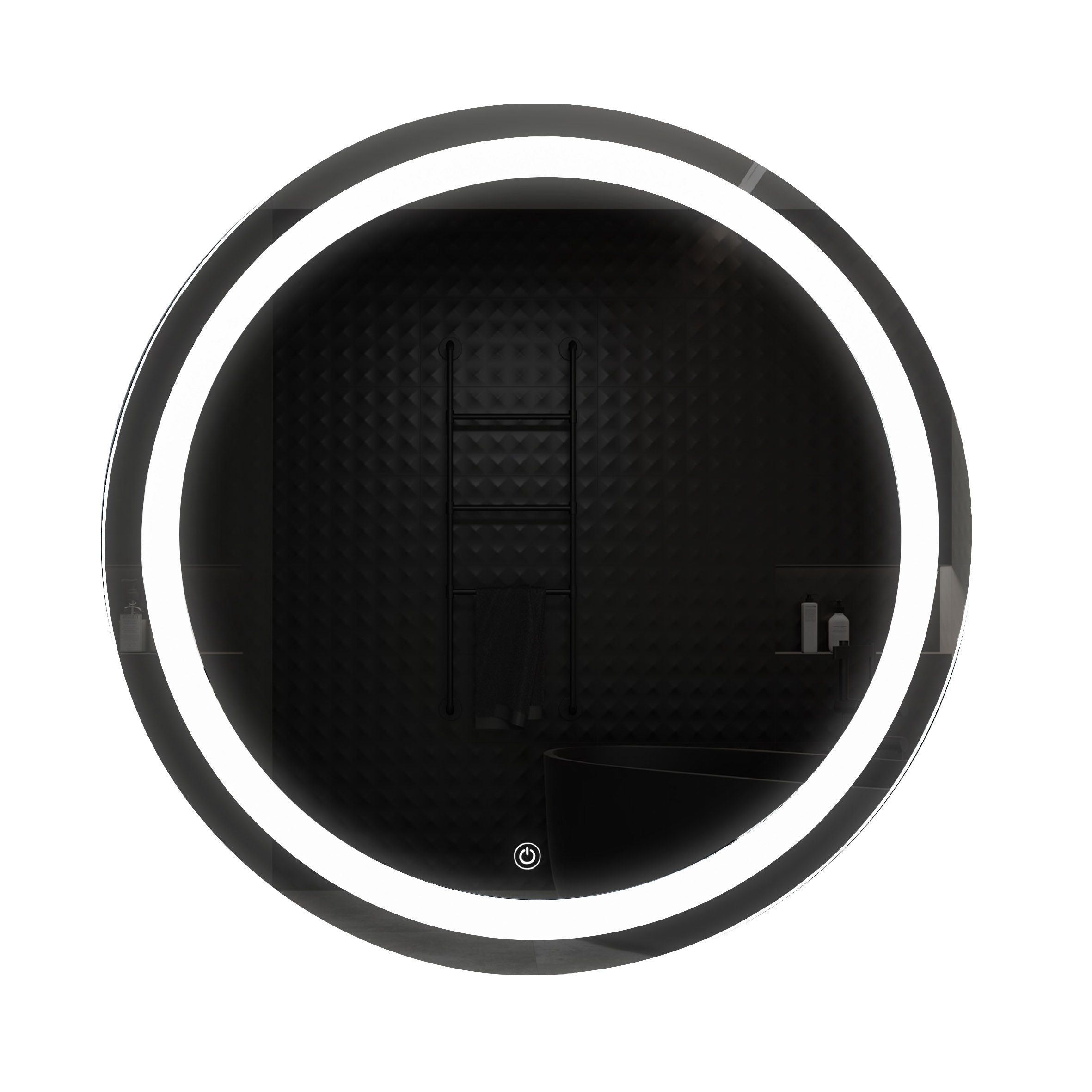 Дзеркало UNIO MRR-09 RND-S 700 x 700 mm LED FL з сенсором