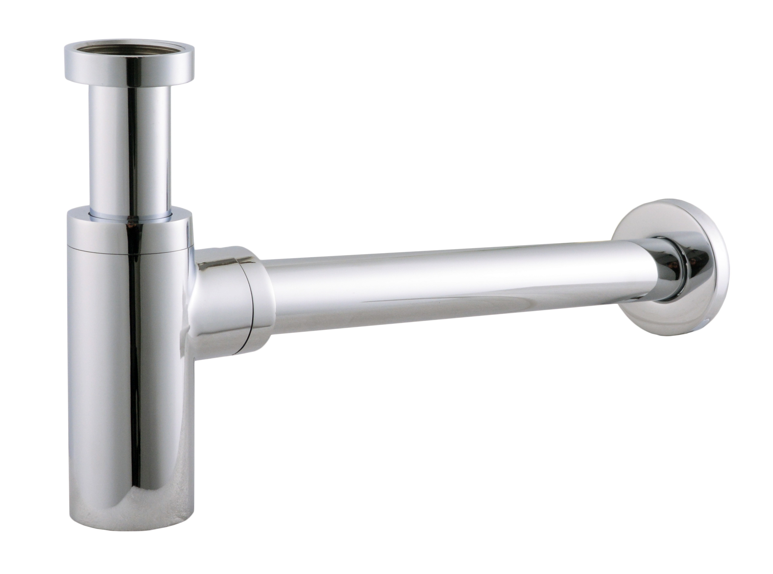 Сифон для раковин циліндричний Globus Lux GSB-32-125-00 1 1/4 ″, хром, латунь