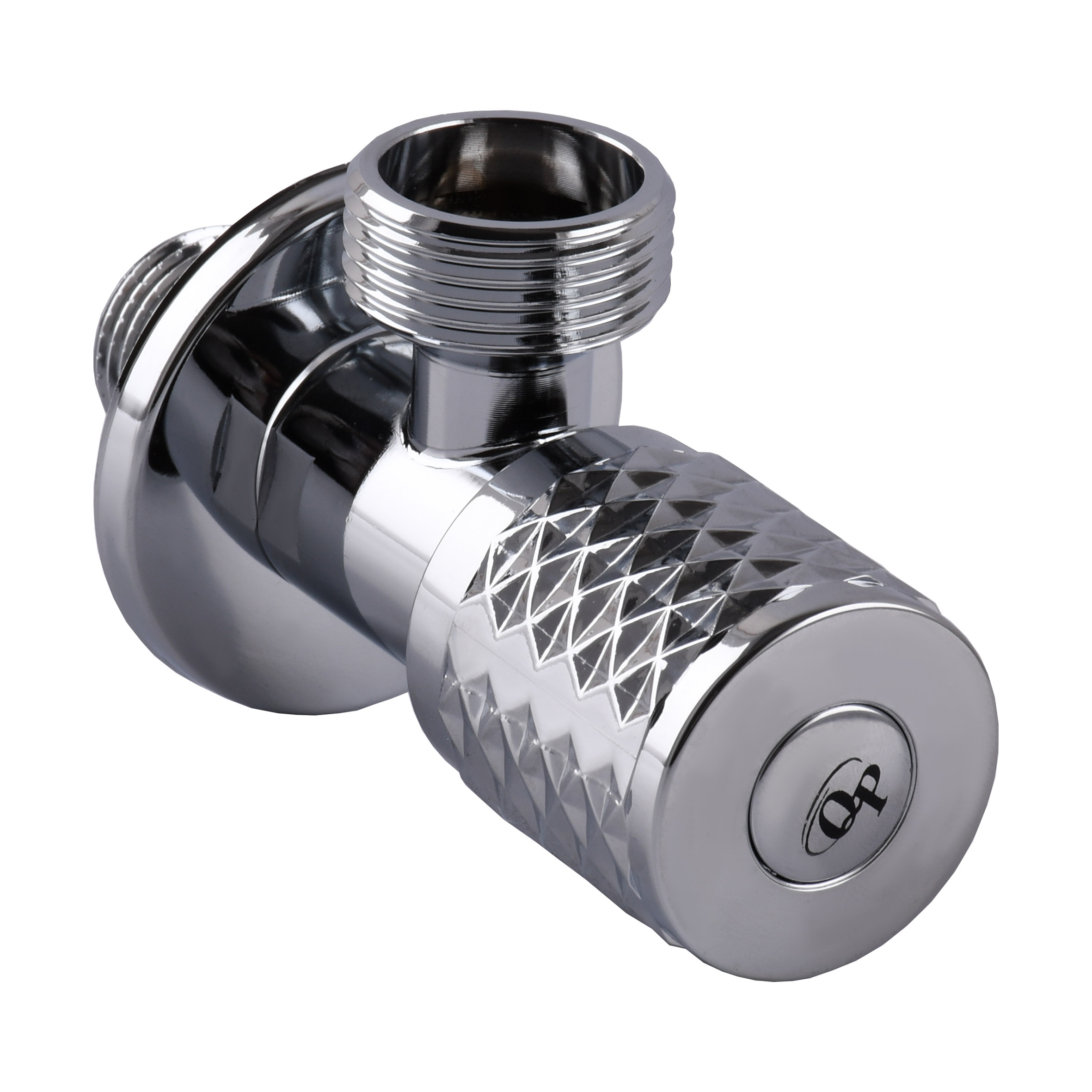 Кран кутовий кераміка  PROFESSIONAL EXCLUSIVE 1/2″X3/4″ 898 CHROME (1шт.)