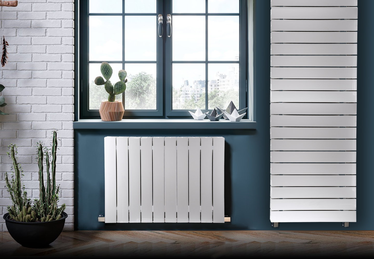 Радіатор біметалевий секційний QUEEN THERM 500/100 VERTICAL (кратно 10)