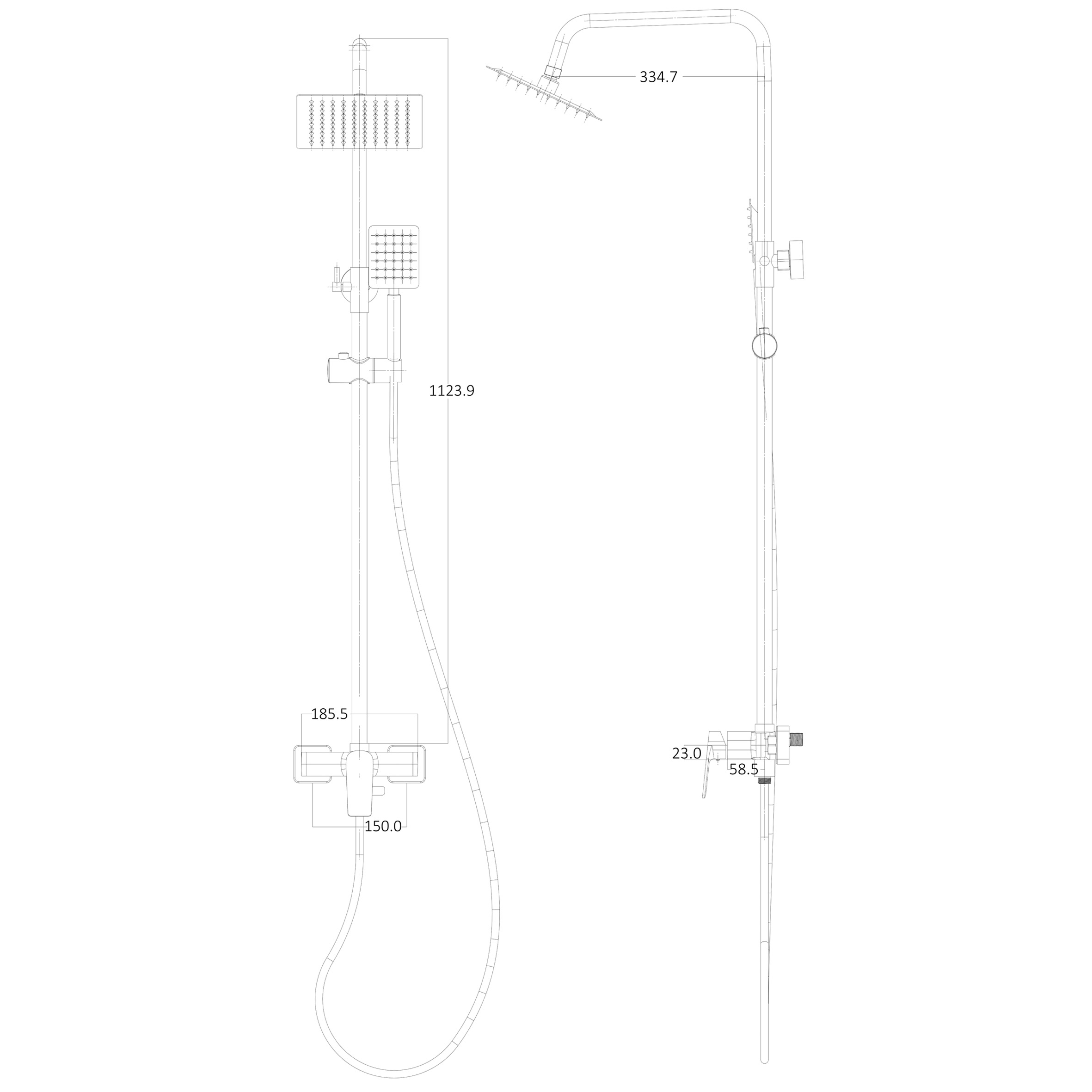Душова система Globus Lux BONN GLB-0005N