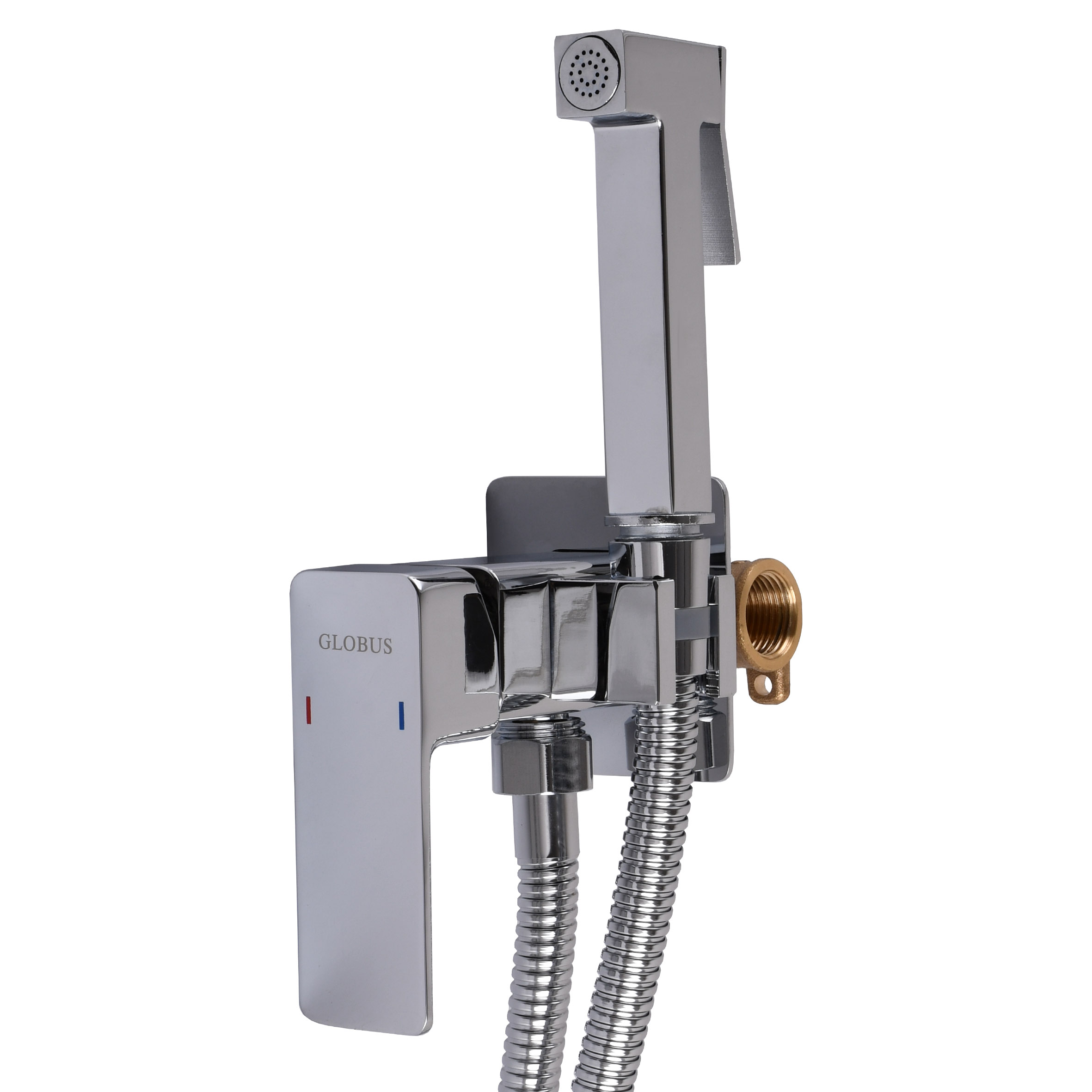 Змішувач гігієнічний Globus Lux Milano GLM-0-106MIX-CR