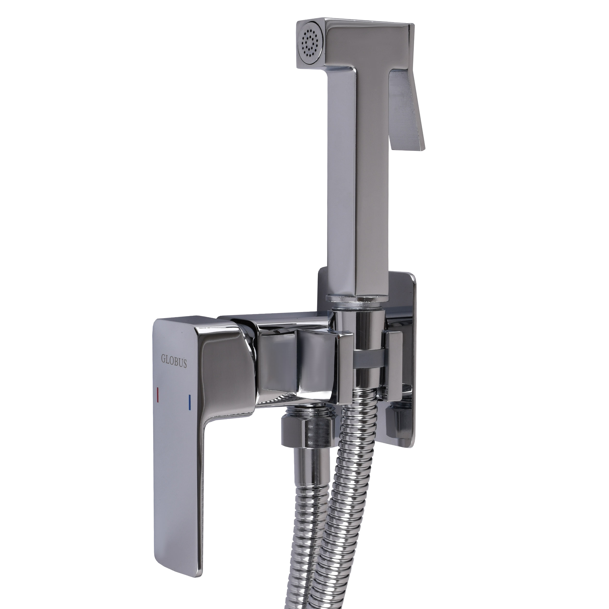 Змішувач гігієнічний Globus Lux Milano GLM-0-106MIX-CR