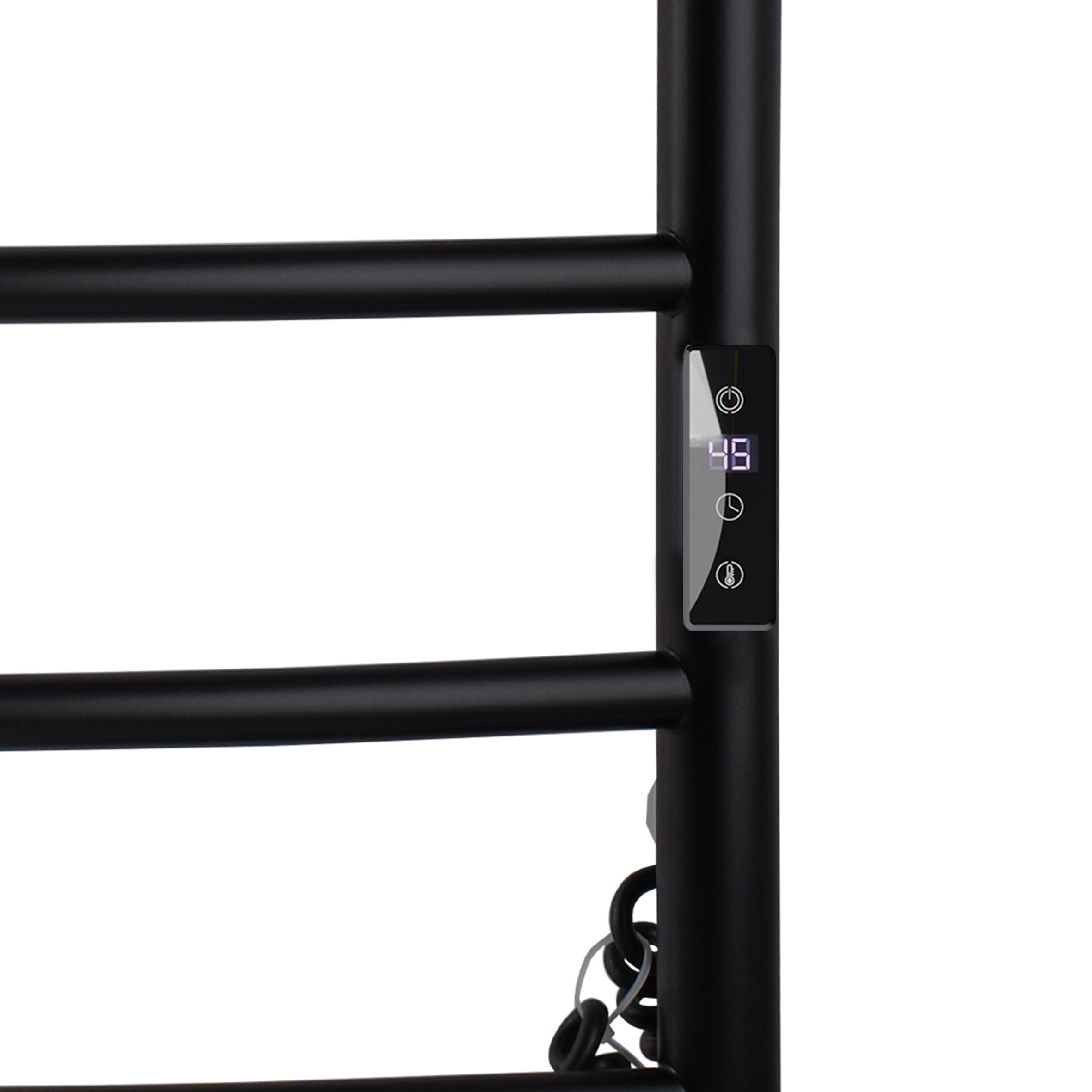 Рушникосушарка UNIO LD ЕU 500-500-5 BLK Драбинка Дуга електро чорна