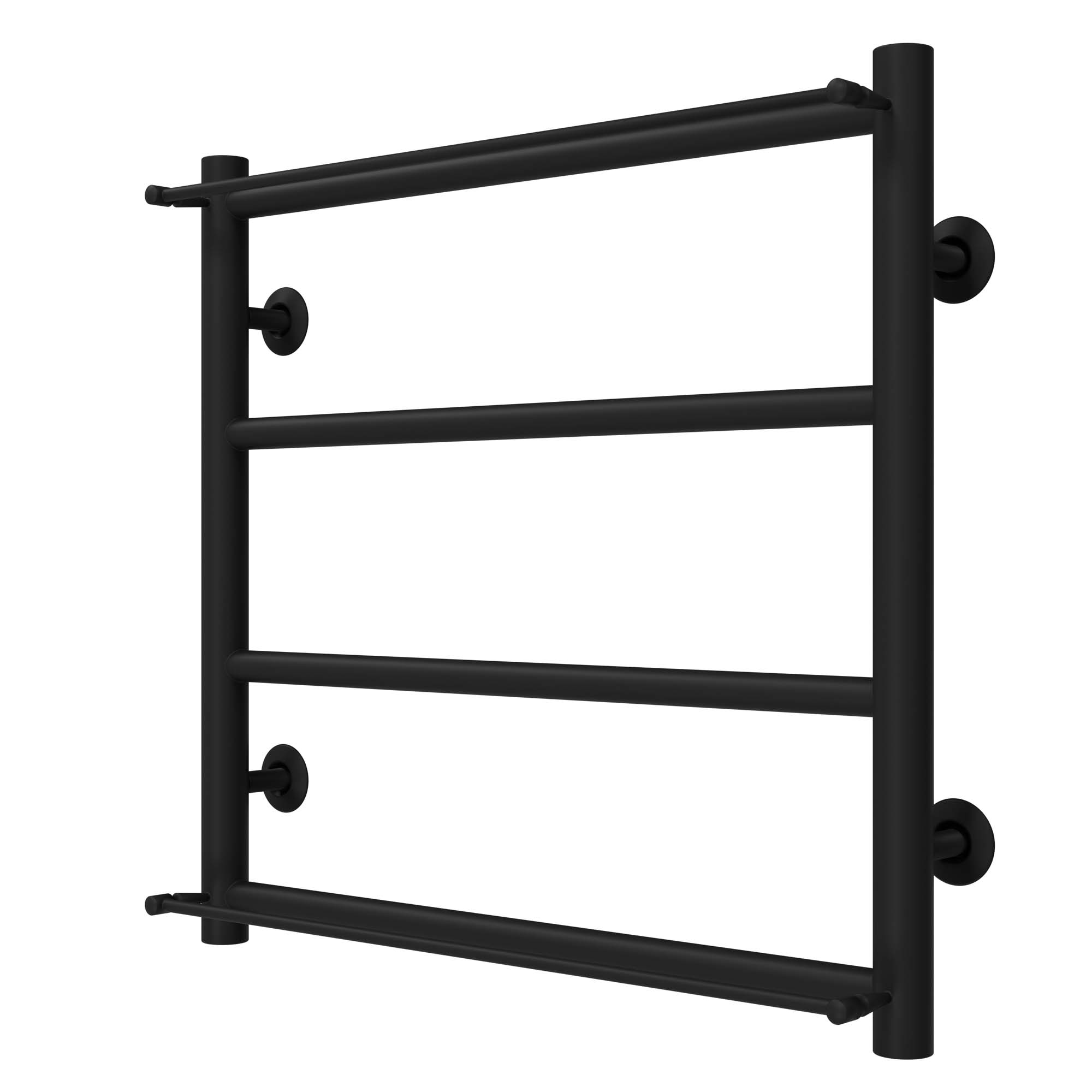 Рушникосушарка водяна Ladder П4 400х500 Deffi нержавіюча сталь (Чорний, Бокове праве підключення)