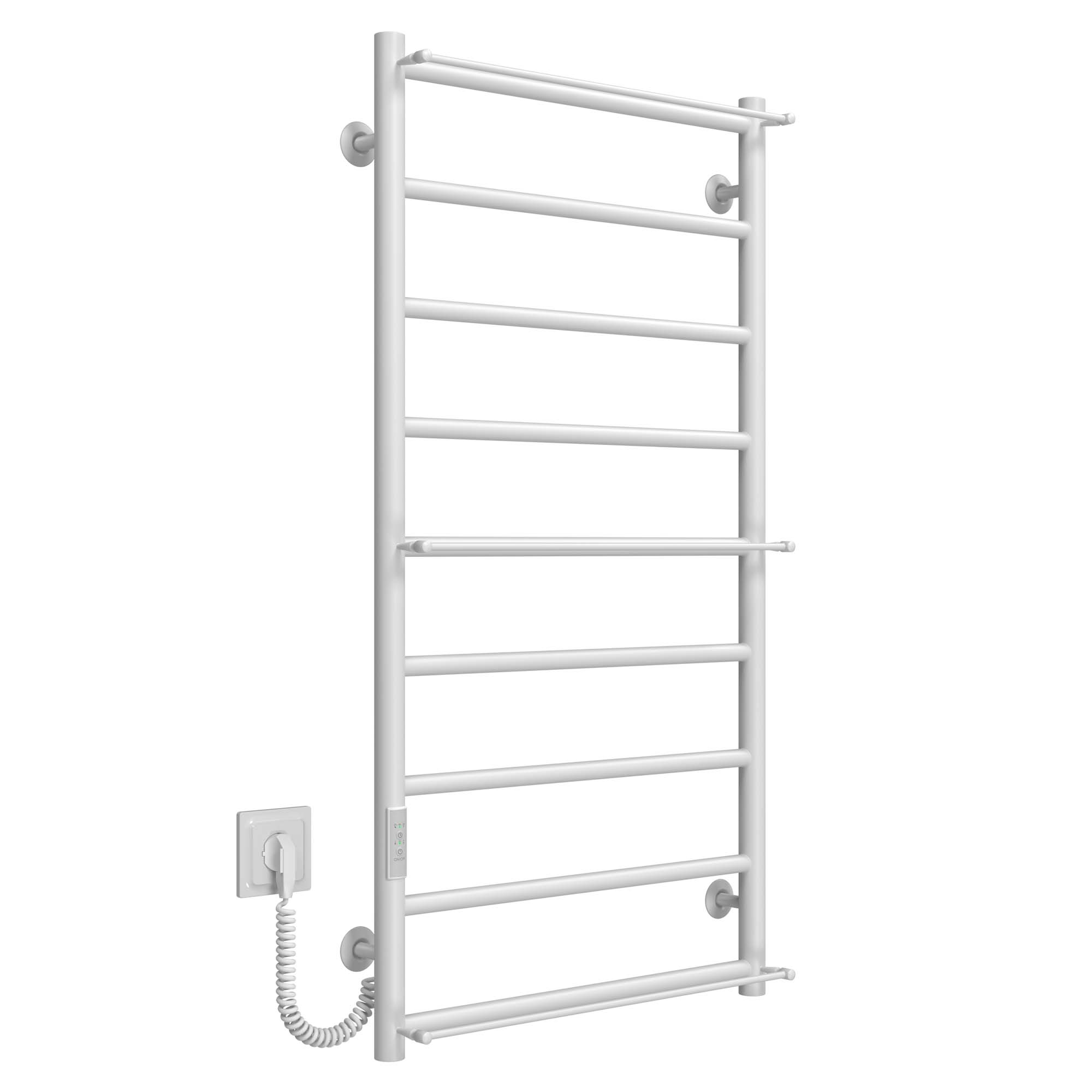 Рушникосушарка електрична Ladder П9 500х1000 Deffi нержавіюча сталь (Білий, WD03, Ліве підключення)