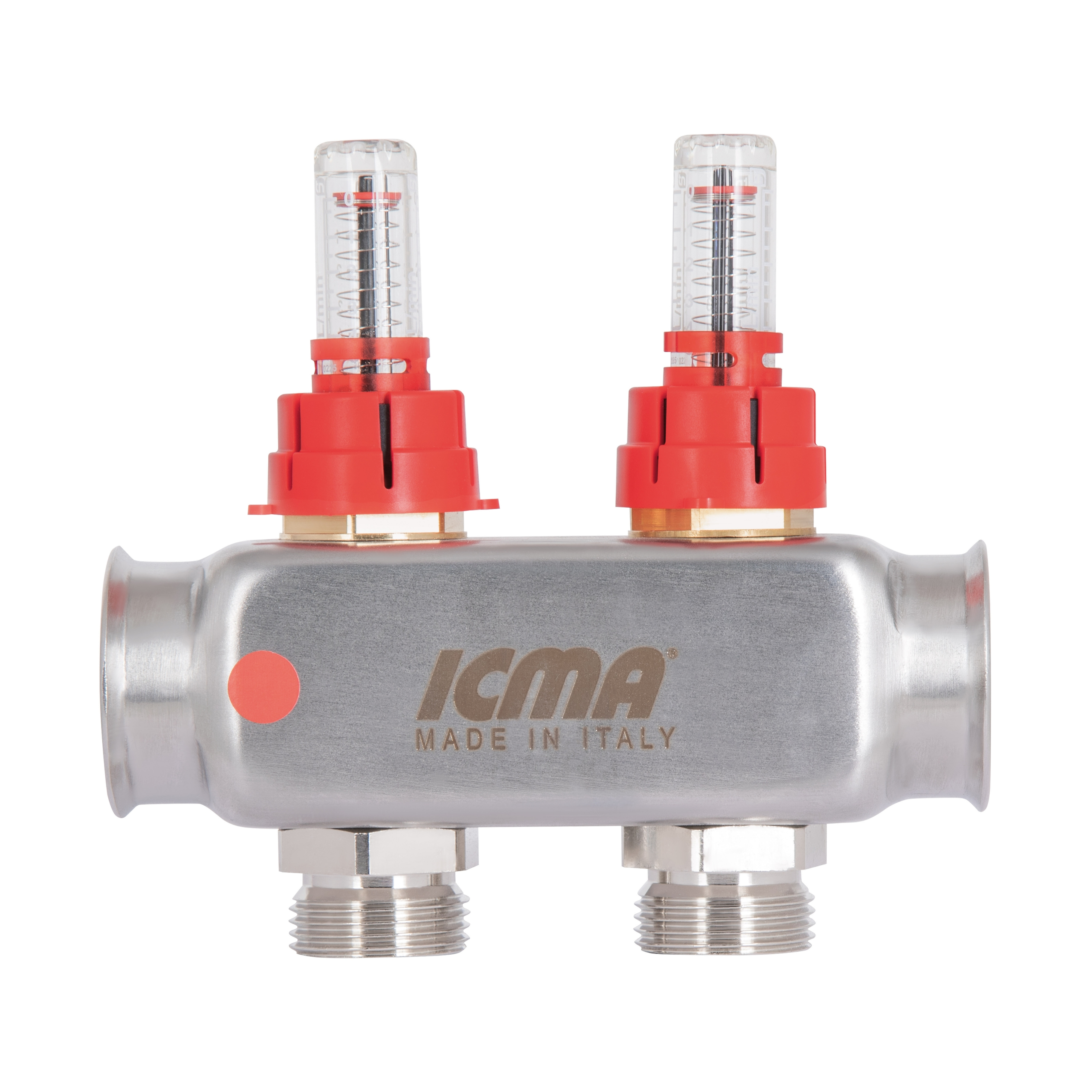 Колектор Icma № К073 з витратомірами (нерж.) 1