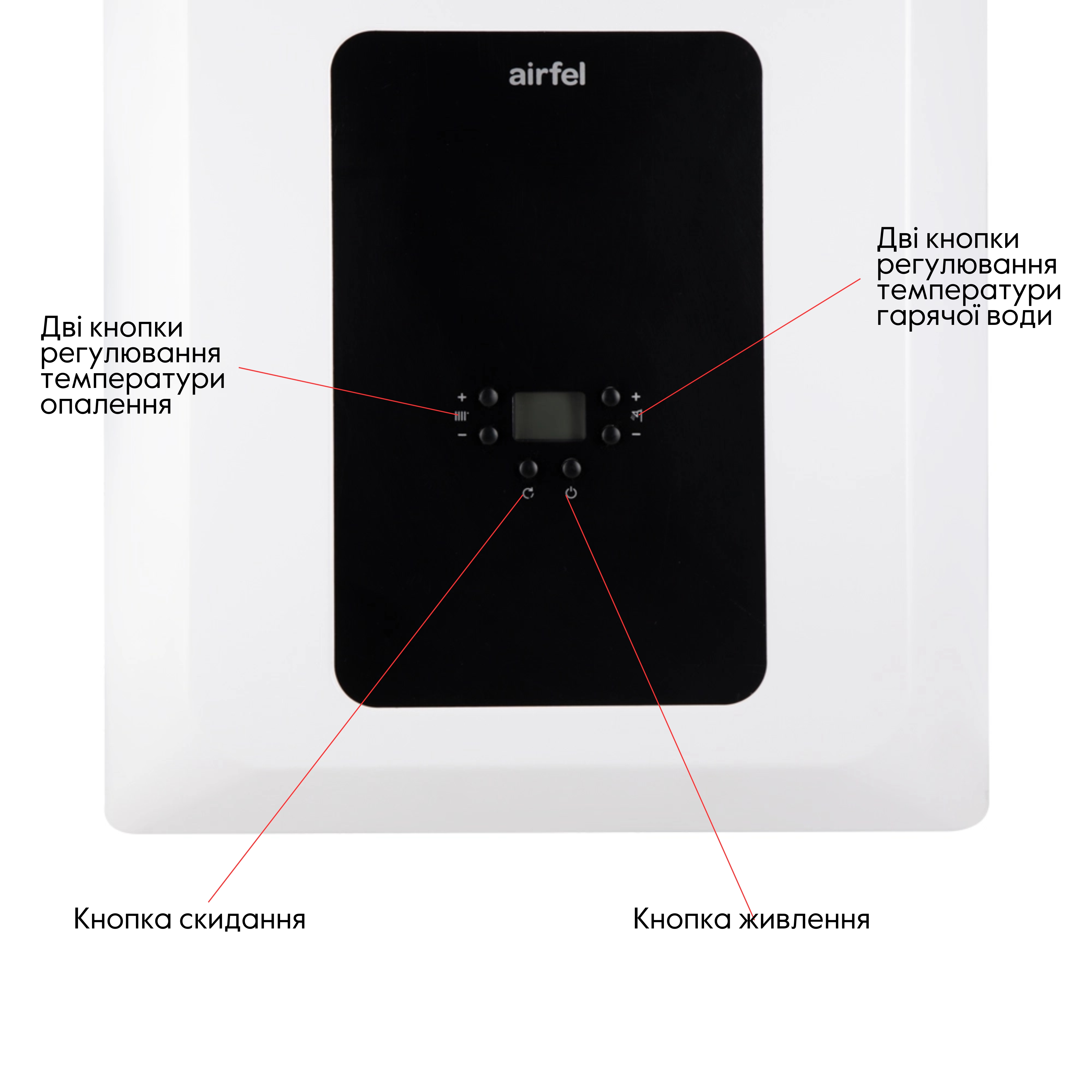 Котел газовий Airfel Elegant 18 кВт двоконтурний