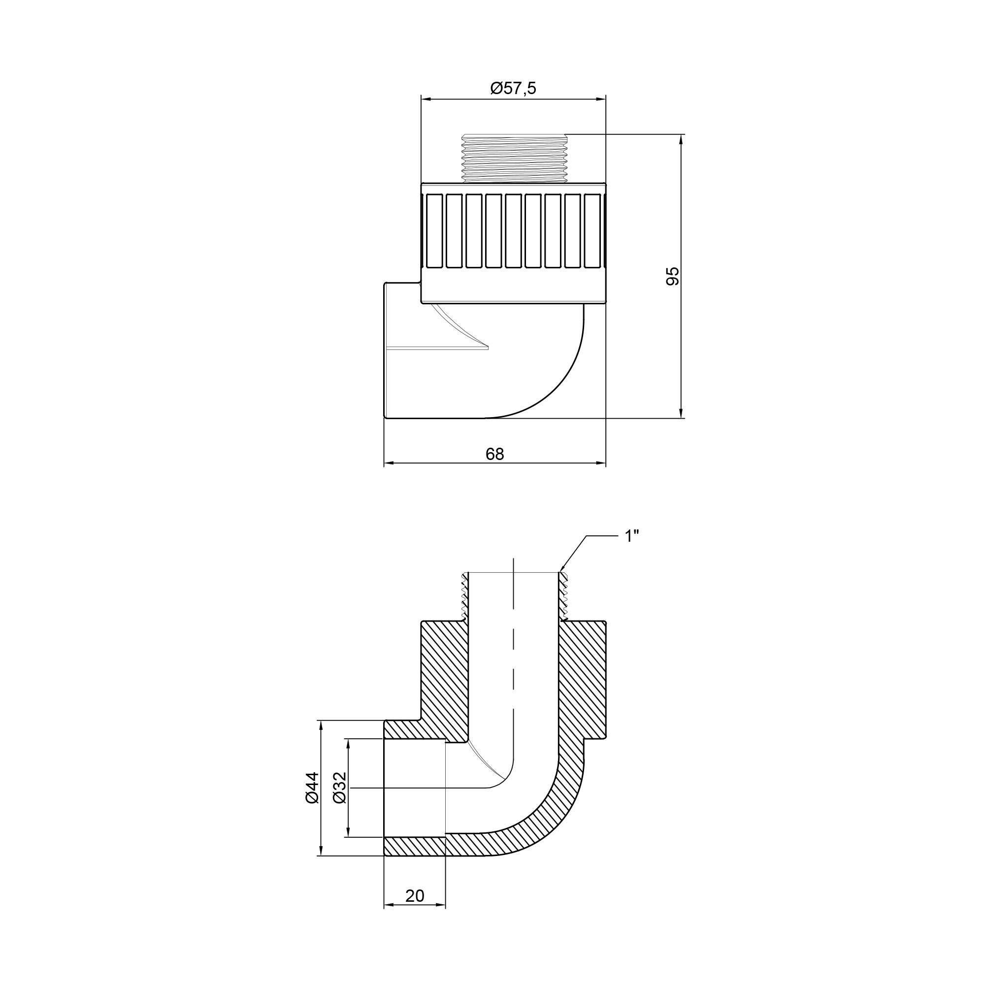 Кутик PPR Thermo Alliance 32х1