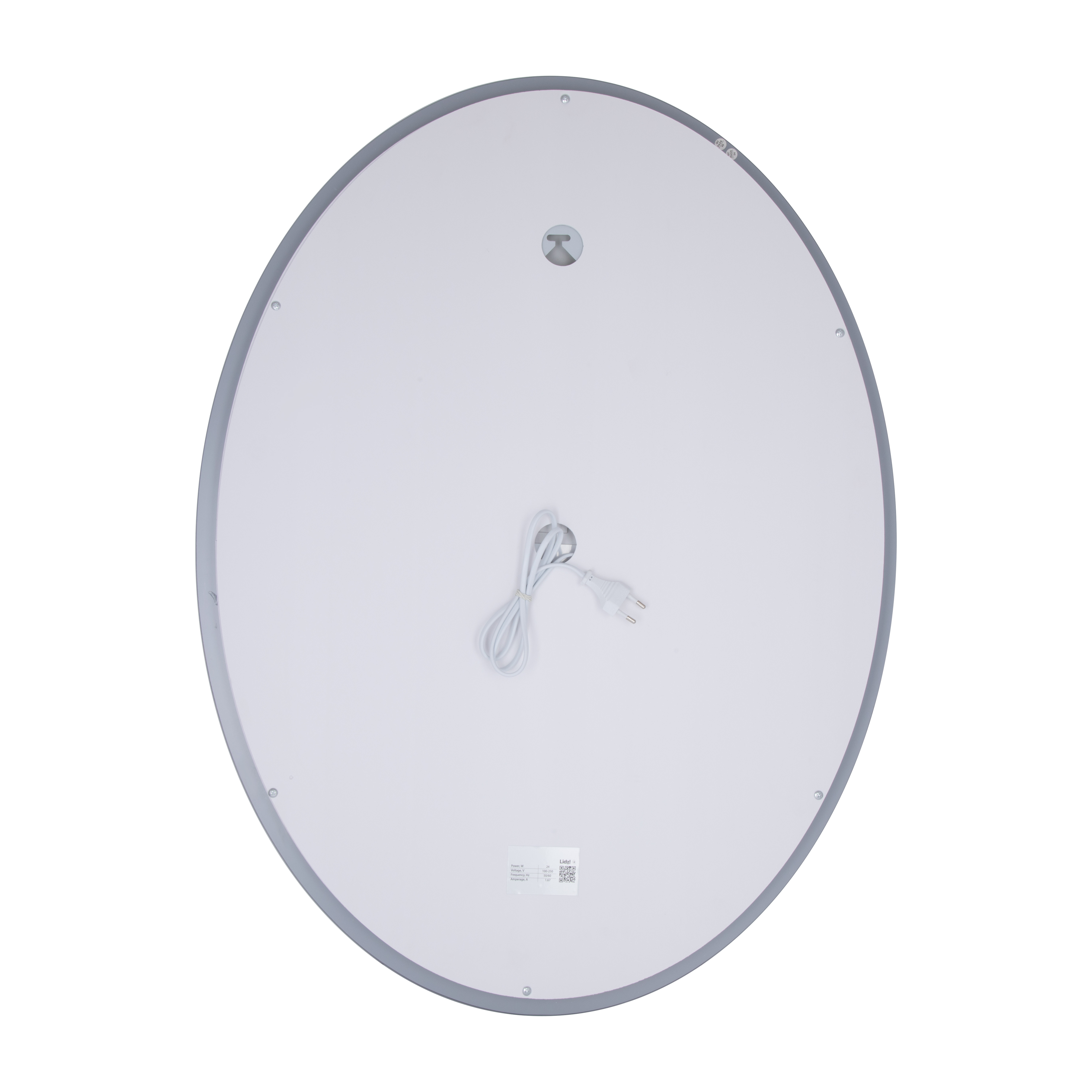 Дзеркало Lidz Vida 800х600 з LED-підсвічуванням Touch, з антизапотіванням, з димером, рег. яскравості LD78LF6080