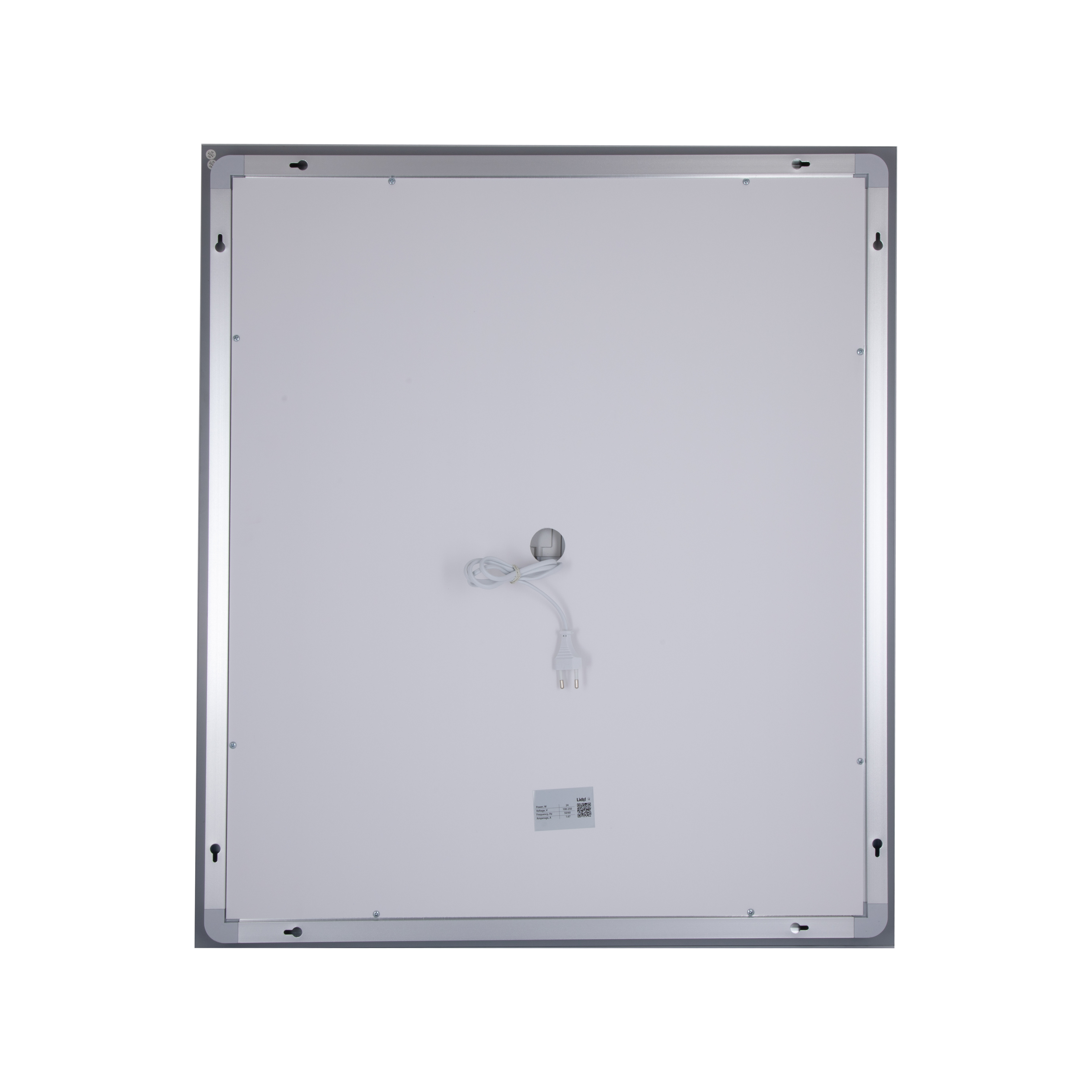 Дзеркало Lidz Kubis 700х800 з LED-підсвічуванням Touch, з антизапотіванням, з димером, рег. яскравості Reverse LD78LF9048070