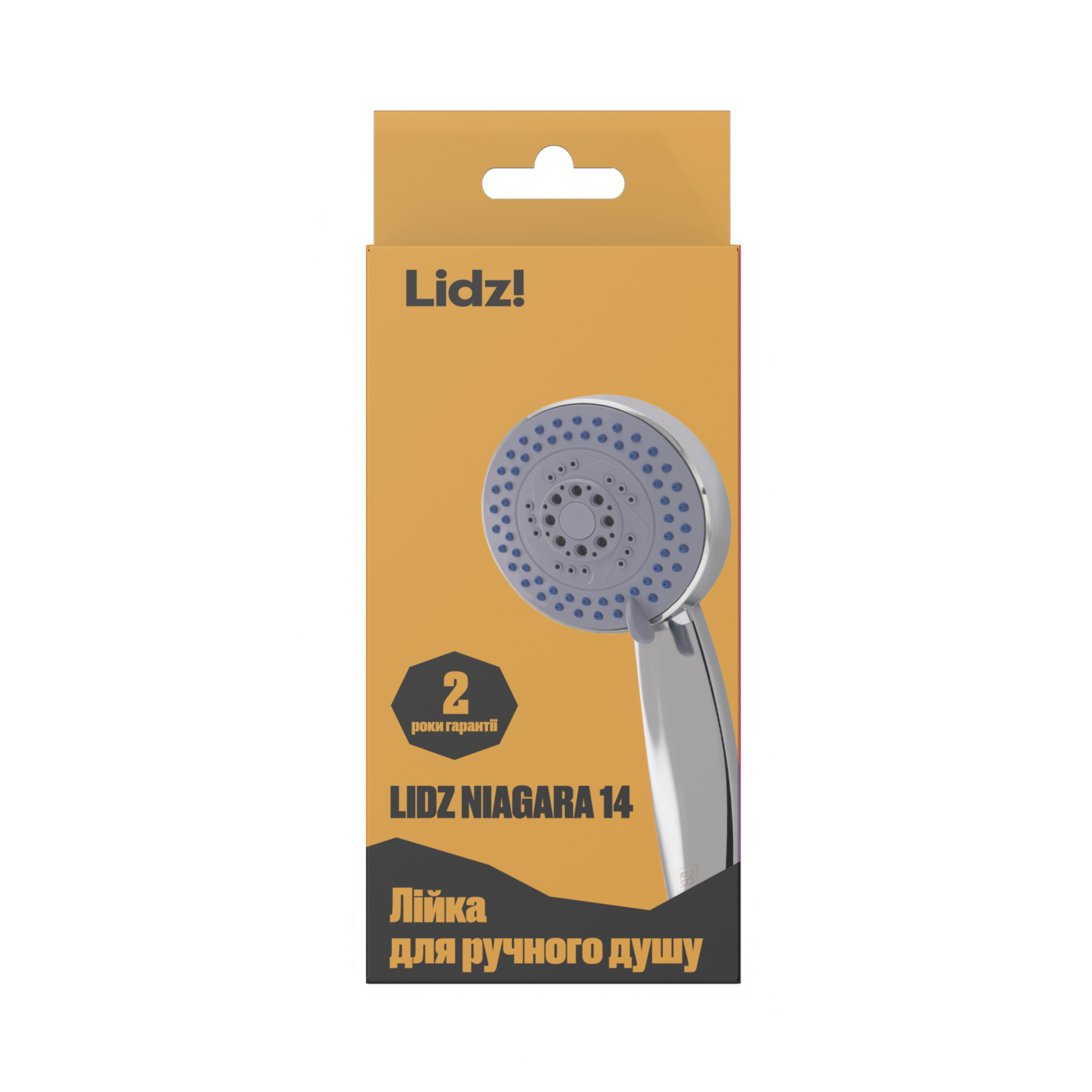 Лійка для ручного душу Лейки Lidz Niagara 14 95 мм округла LDNIA14CRM35465 Chrome