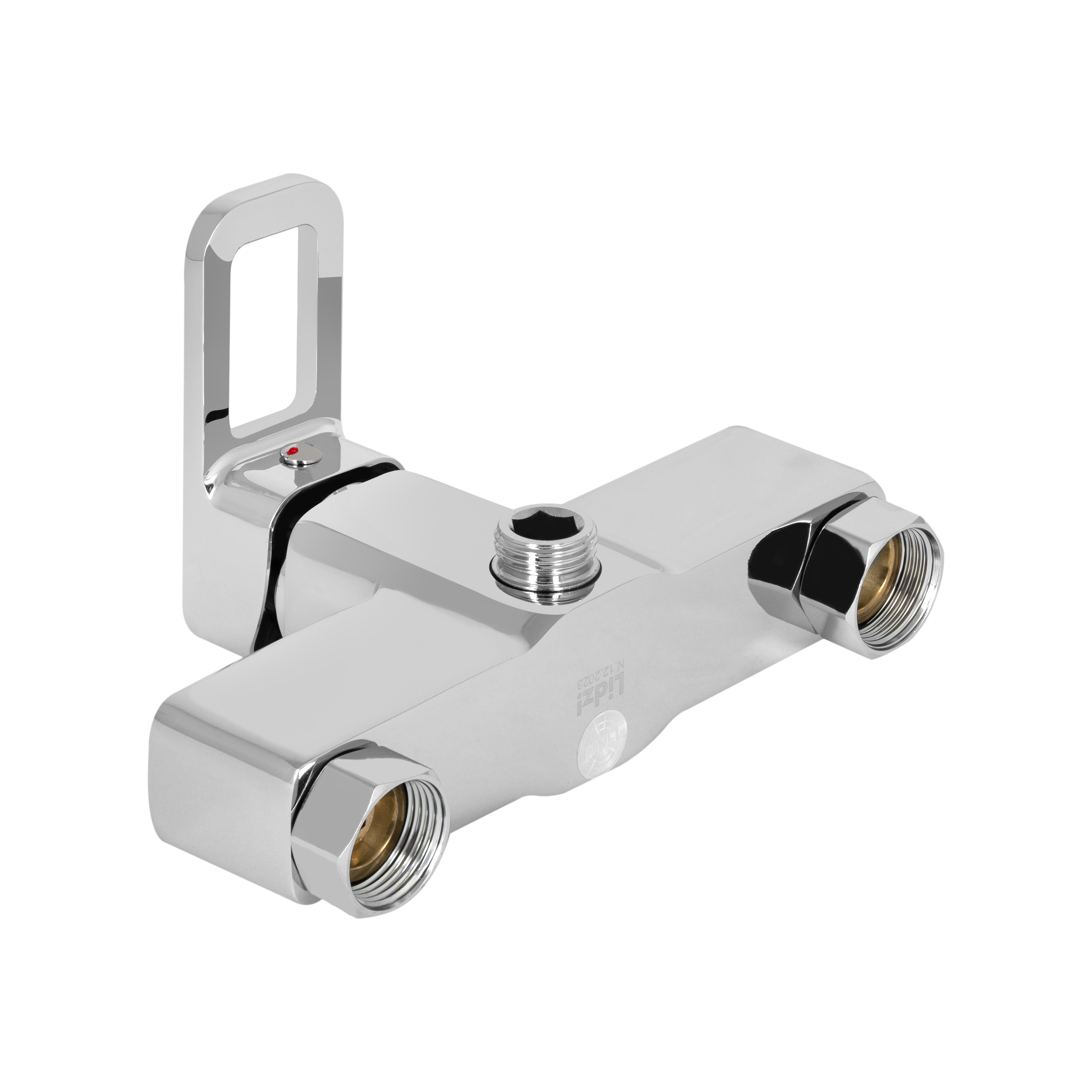 Змішувач для душу Lidz Wawel 010 (з душовим гарнітуром) (k40) LDWAW010CRM45390 Chrome