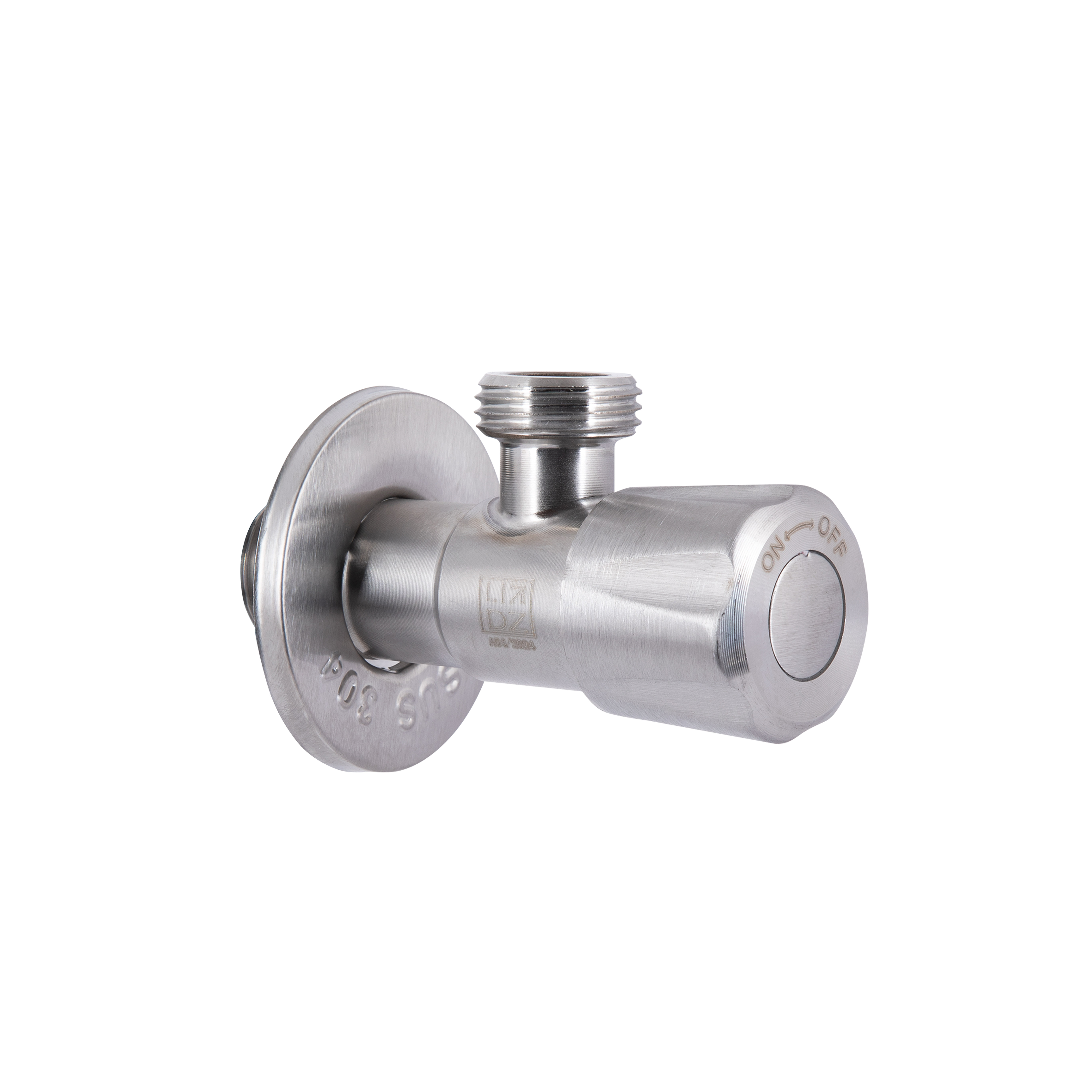 Запірний вентиль Lidz Went 112 1/2*1/2 LDWEN112NKS34930 Nickel
