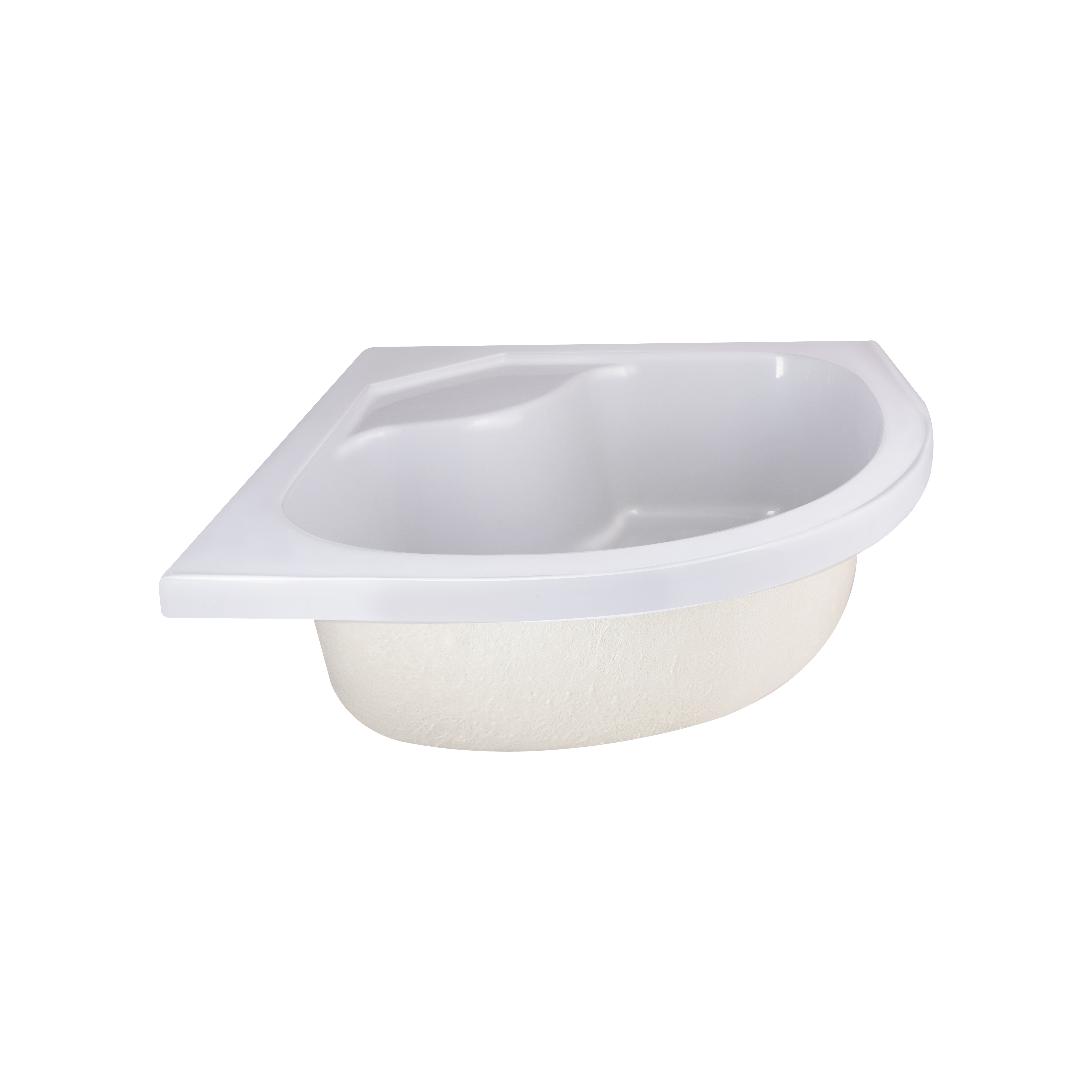 Душова кабіна Latwa SC80x80.SAT.HIGH.FR полукругла, скло Frost 4 мм + Душовий піддон KAPIELKA ST80x80x41, з панеллю Lidz