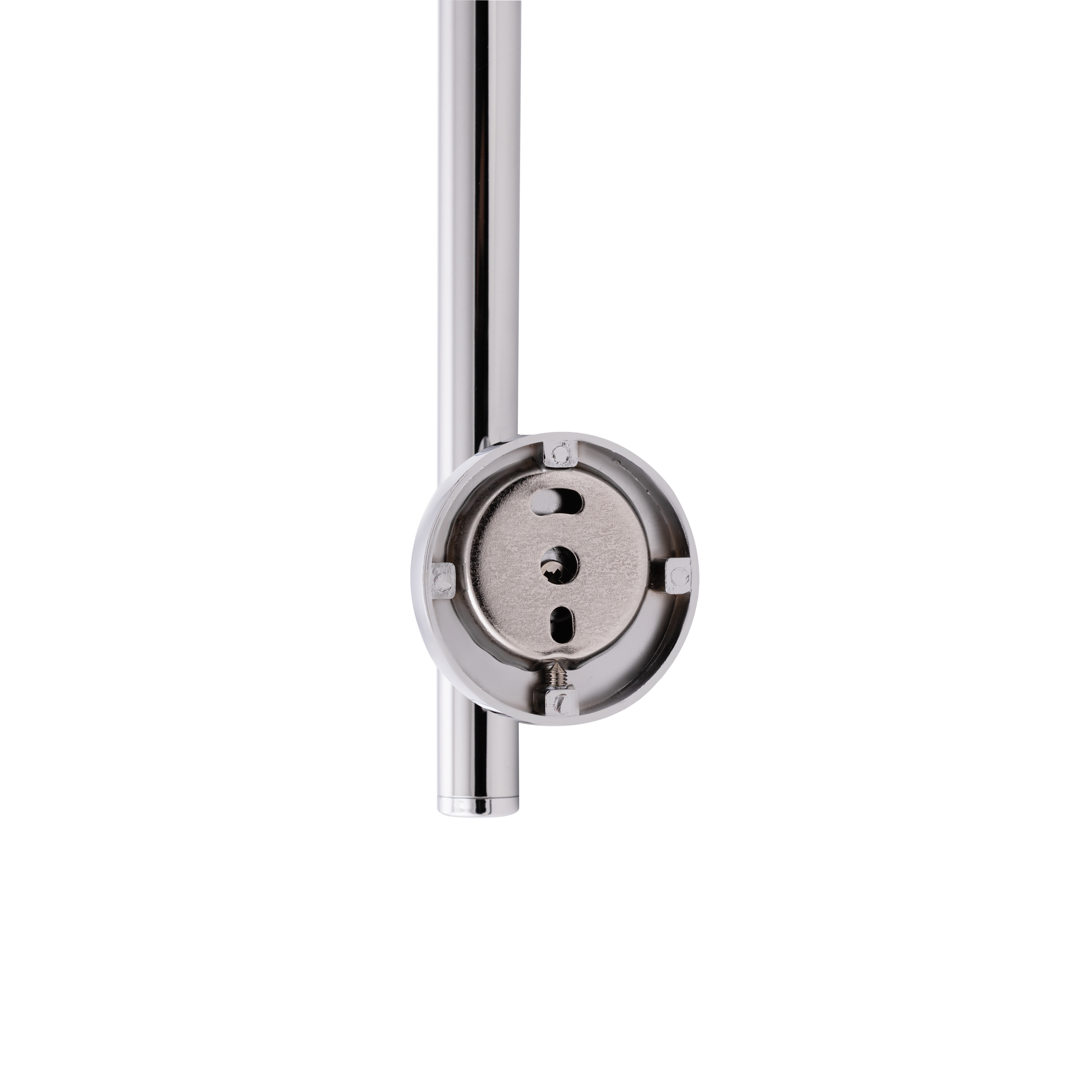 Стійка універсальна Qtap Sprha 700 мм округла з полицею QT003 Chrome