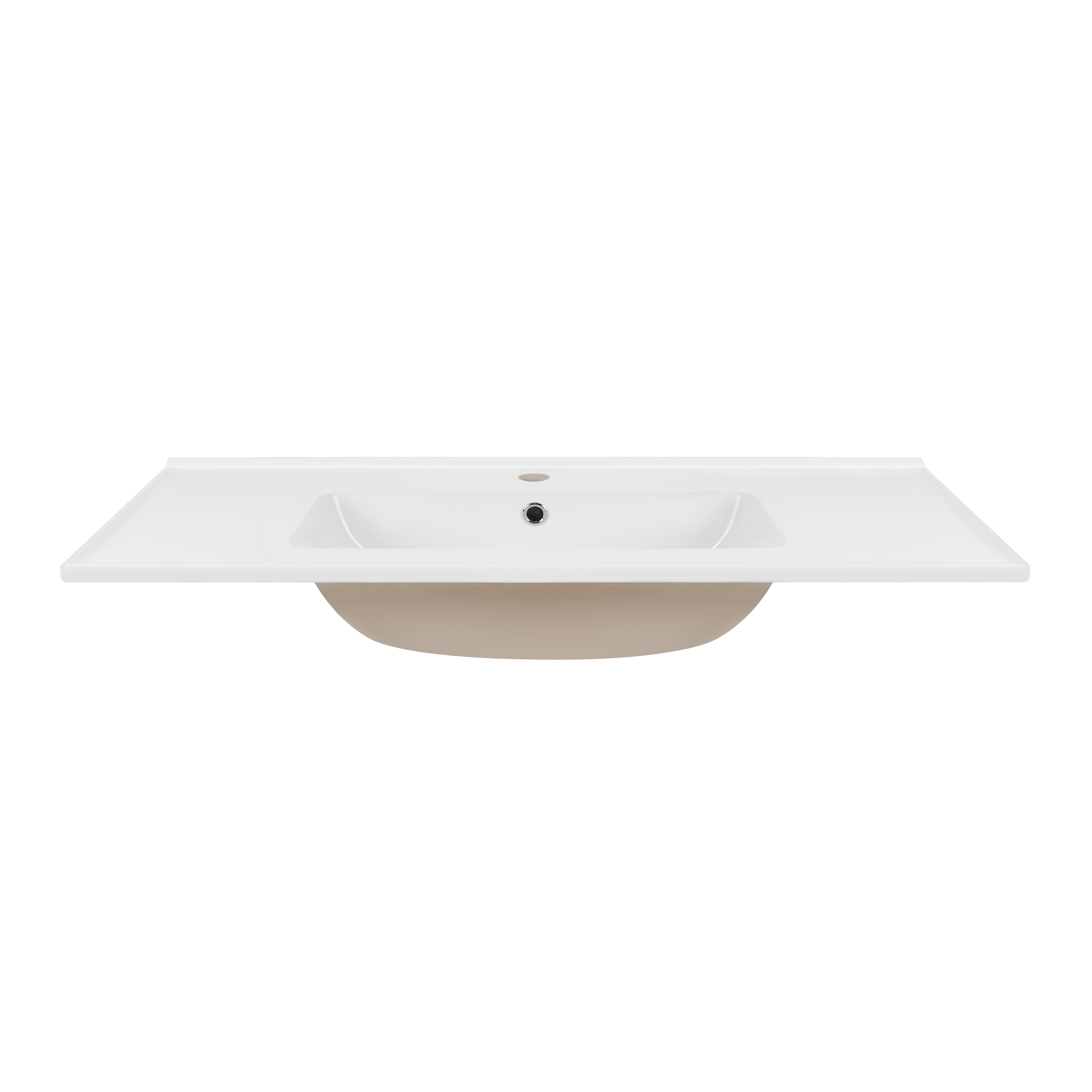 Раковина Qtap Albatross E49 1000х490х200 White з донним клапаном QT01119100E49W