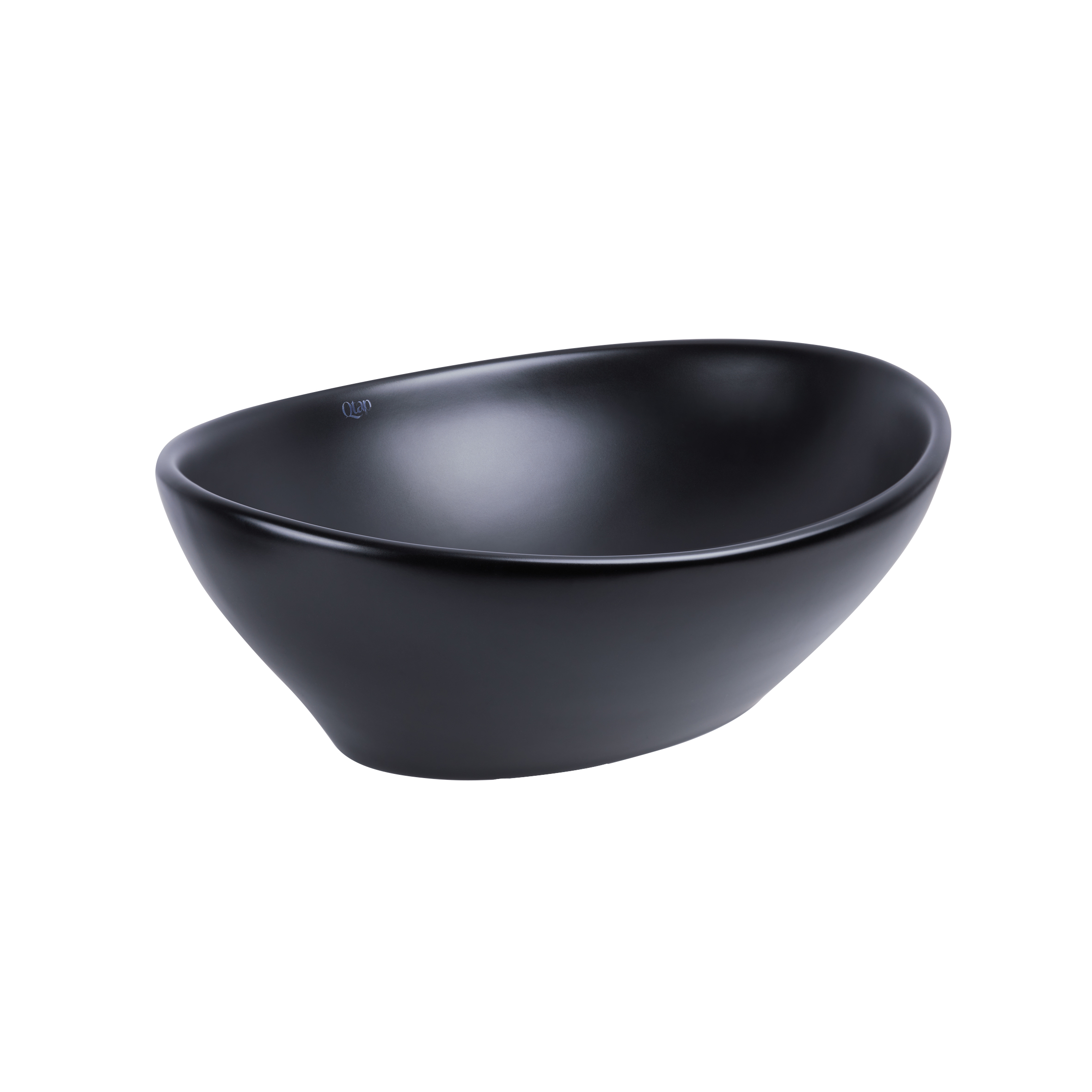 Раковина-чаша Qtap Dove 415x340x140 Matt black QT06116062AMB
