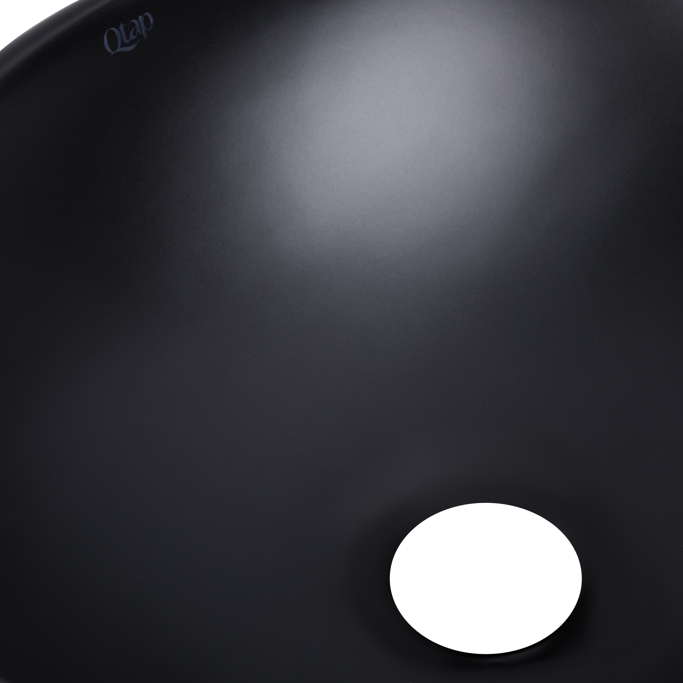 Раковина-чаша Qtap Dove 415x340x140 Matt black QT06116062AMB