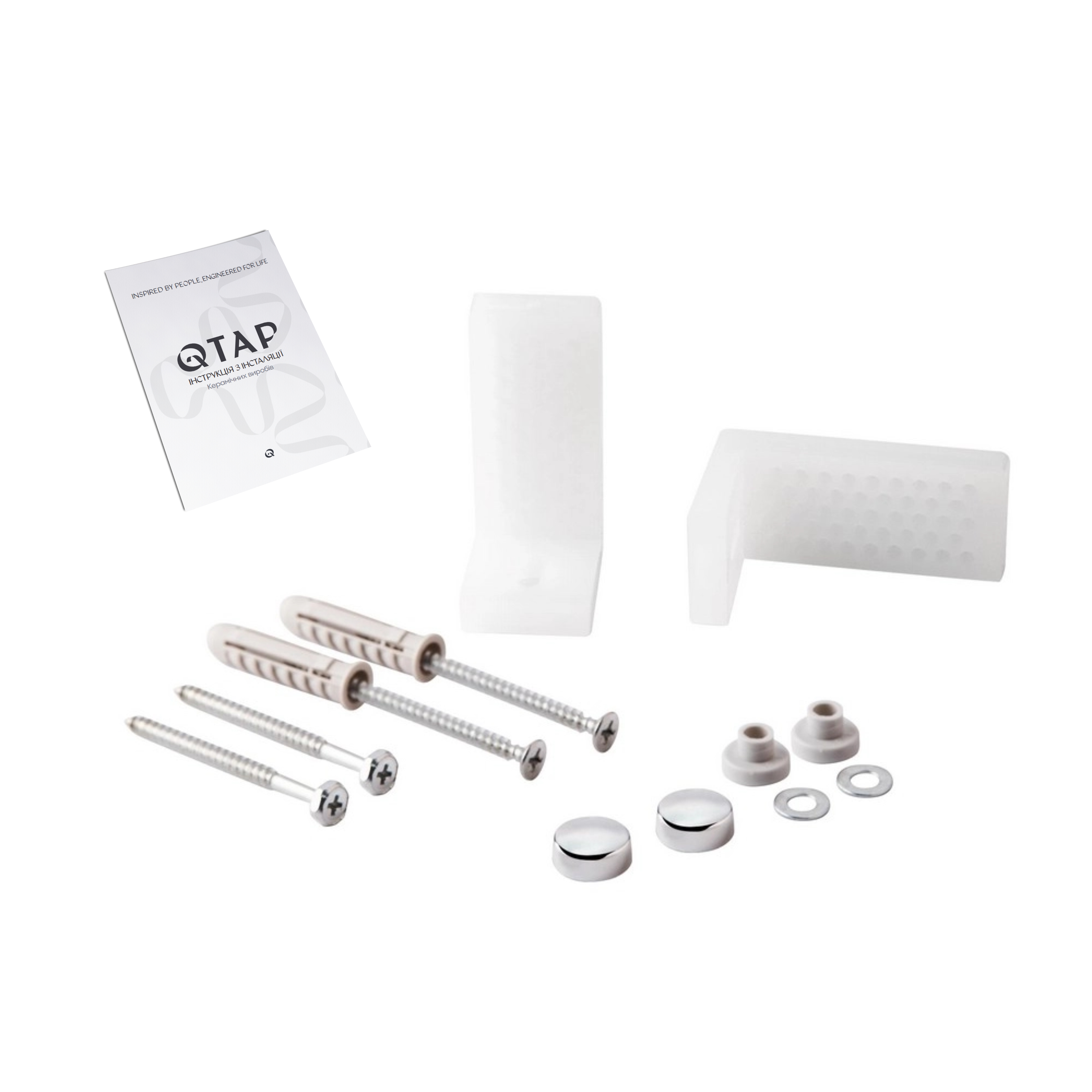 Унітаз-компакт Qtap Jay з сідінням Soft-close QT07222176W