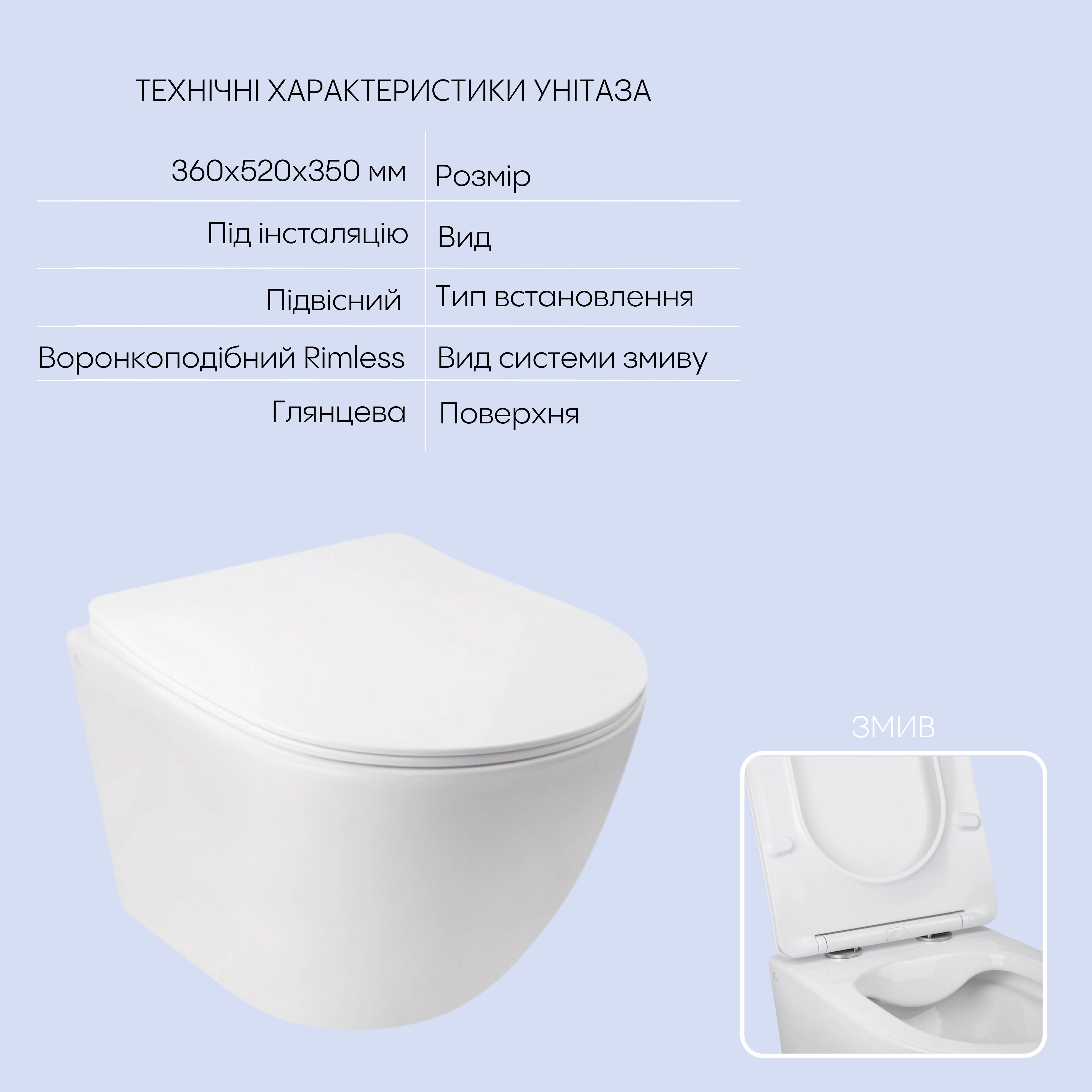 Готове рішення Qtap для ванної кімнати: підвісний унітаз Jay Rimless + комплект інсталяції Nest 4 в 1 (лінійна клавіша White)