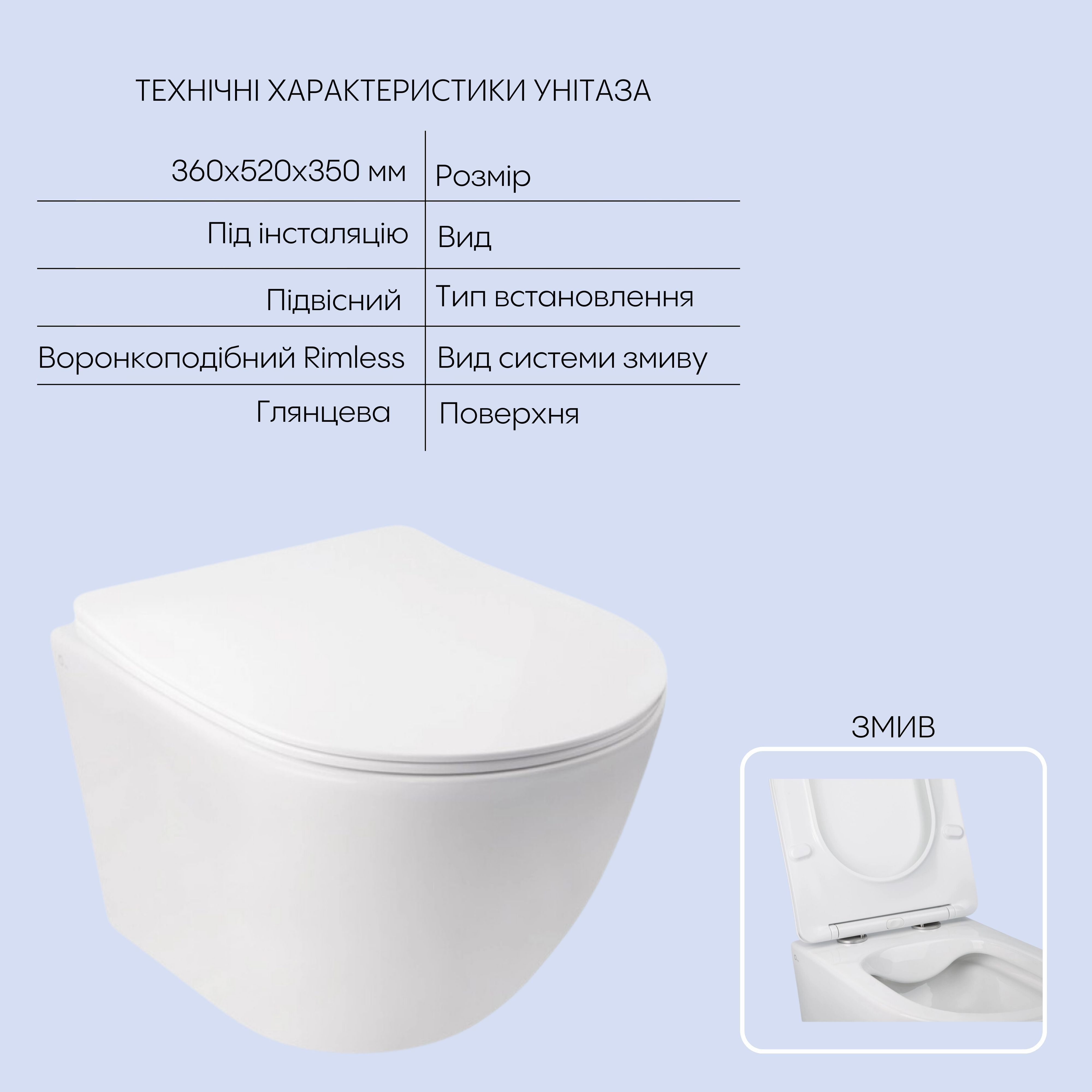 Готове рішення Qtap для ванної кімнати: підвісний унітаз Jay Rimless + комплект інсталяції Nest 4 в 1 (кругла клавіша Chrome)