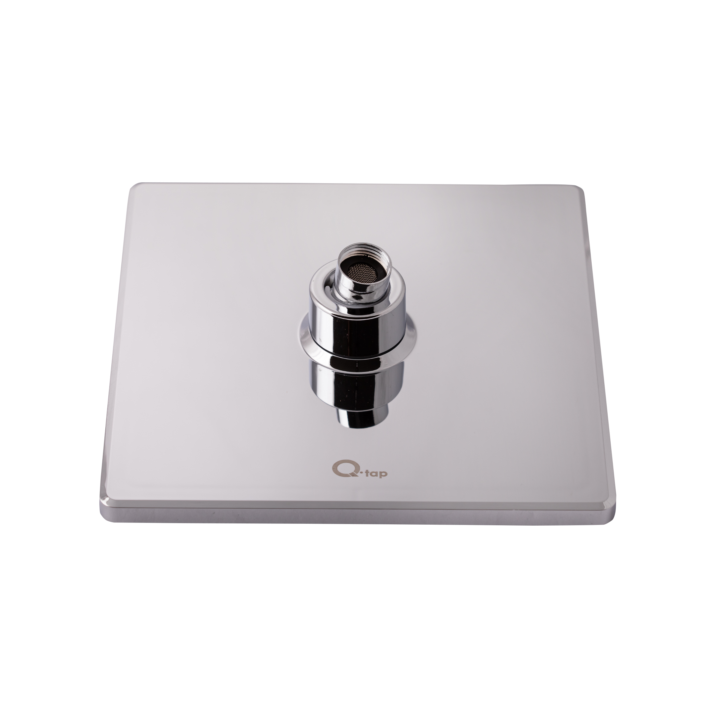 Душова стійка універсальна Qtap Plava на два споживача 1015 мм прямокутна QT1001CRM Chrome