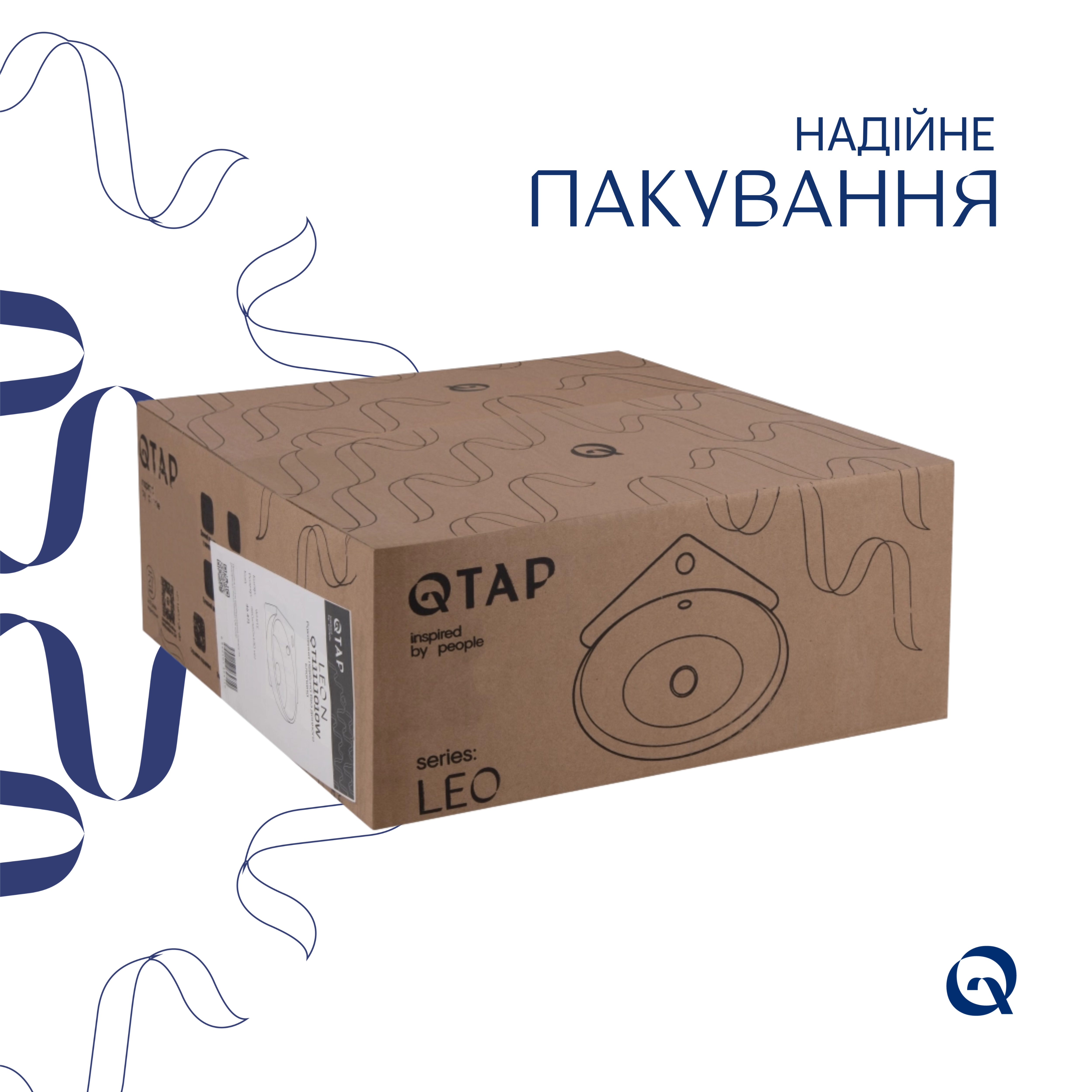 Раковина Qtap Leo 380x360x130 White QT11115010WN