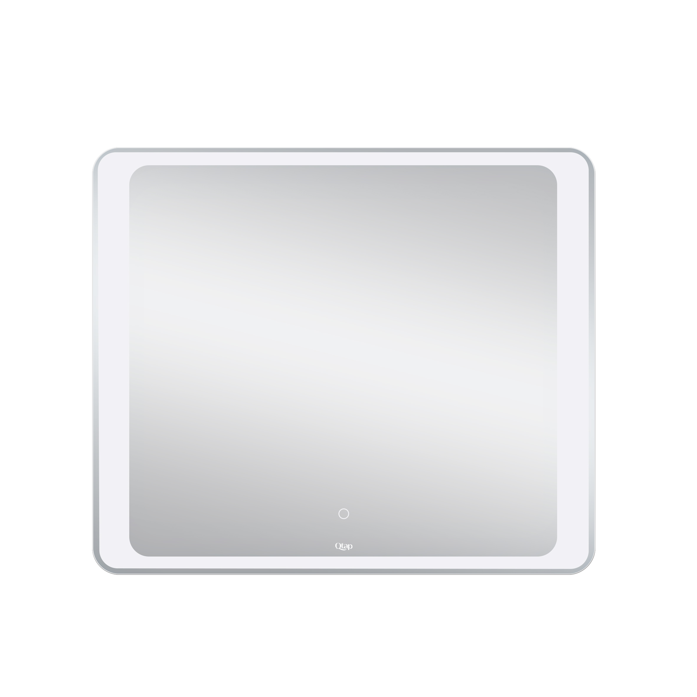 Дзеркало Qtap Leo 800х700 з LED-підсвічуванням Touch, димер, рег. яскравості QT117814187080W