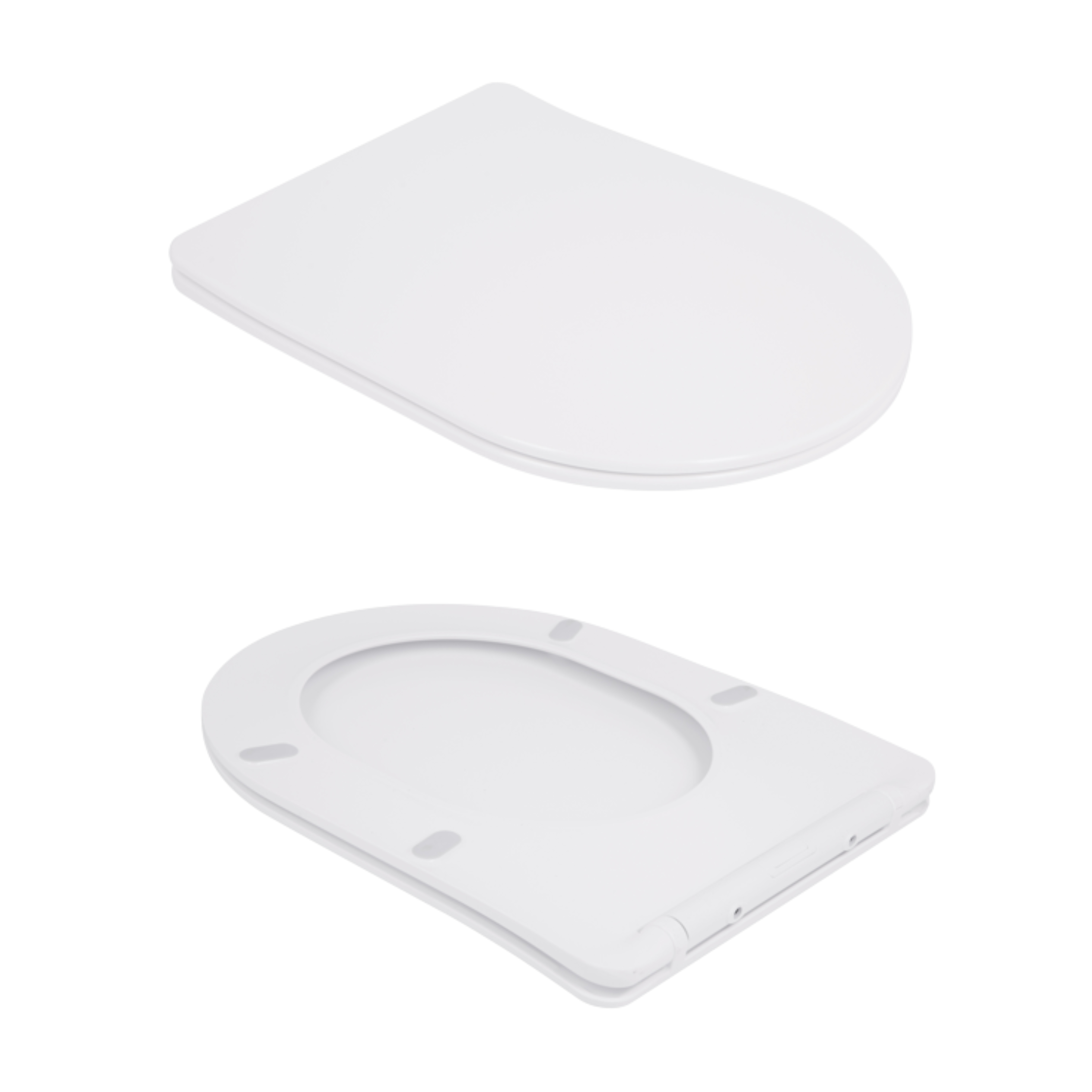Унітаз підлоговий Qtap Robin New Ultra Quiet безобідковий з сидінням Soft-close WHITE QT13226083AW