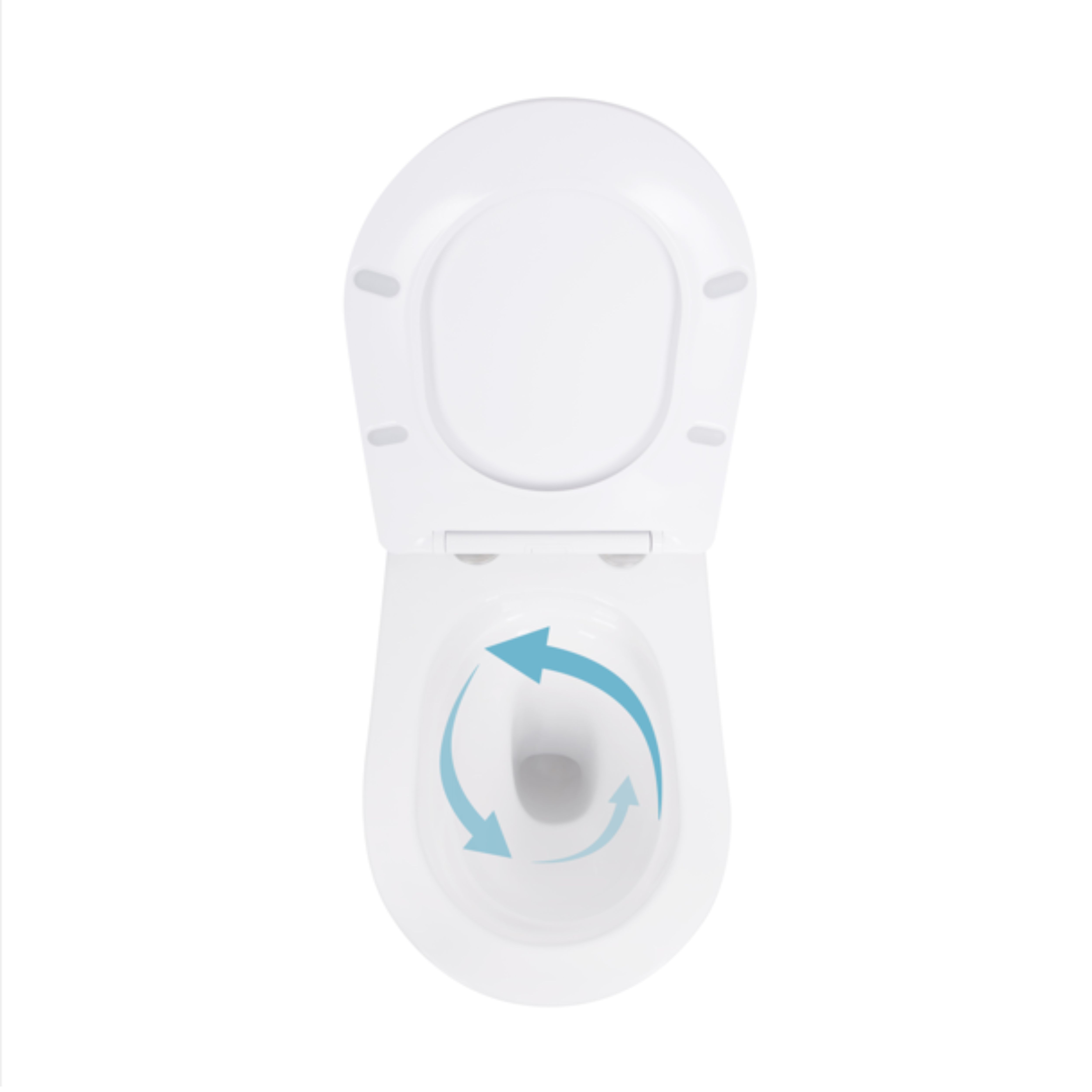 Унітаз підвісний Qtap Robin Ultra Quiet безобідковий з сідінням Soft-close 520x365x365 мм WHITE