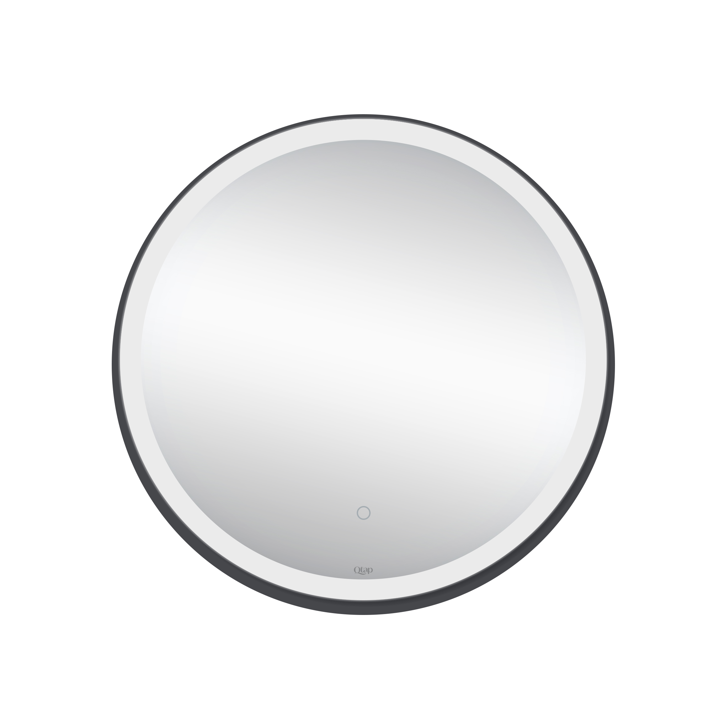 Дзеркало Qtap Robin R600 з LED-підсвічуванням Touch, з антизапотіванням, з димером, рег. темп. кольору (3000-6500K) QT13786501B