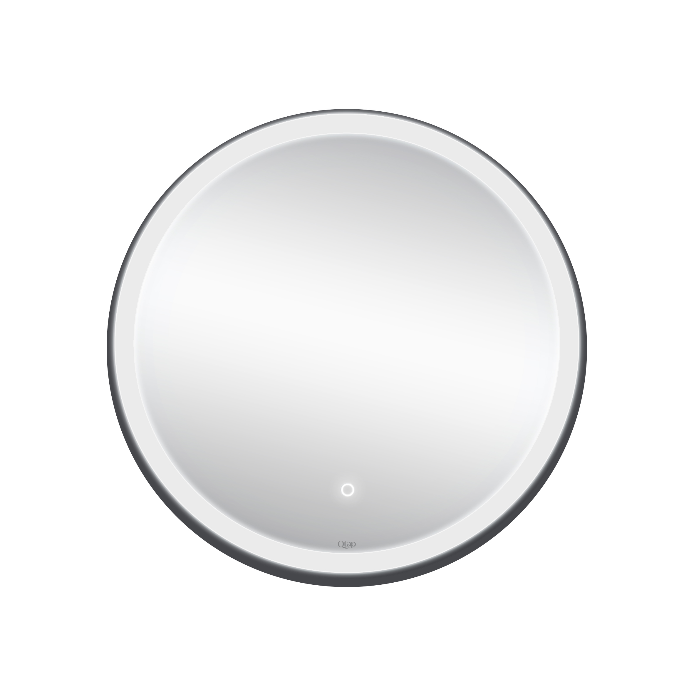 Дзеркало Qtap Robin R600 з LED-підсвічуванням Touch, з антизапотіванням, з димером, рег. темп. кольору (3000-6500K) QT13786501B