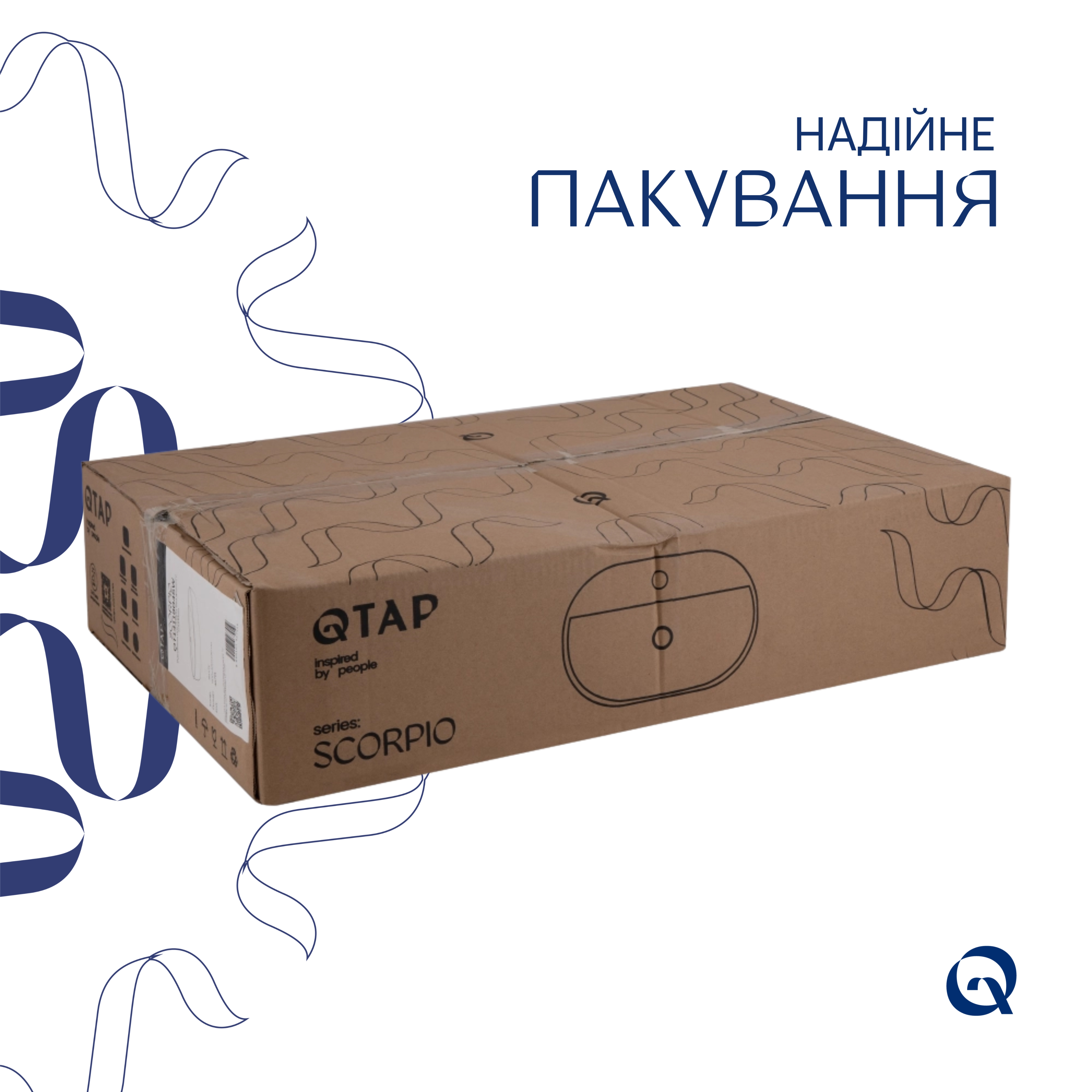 Раковина Qtap Scorpio 600х400х120 White QT14118045W