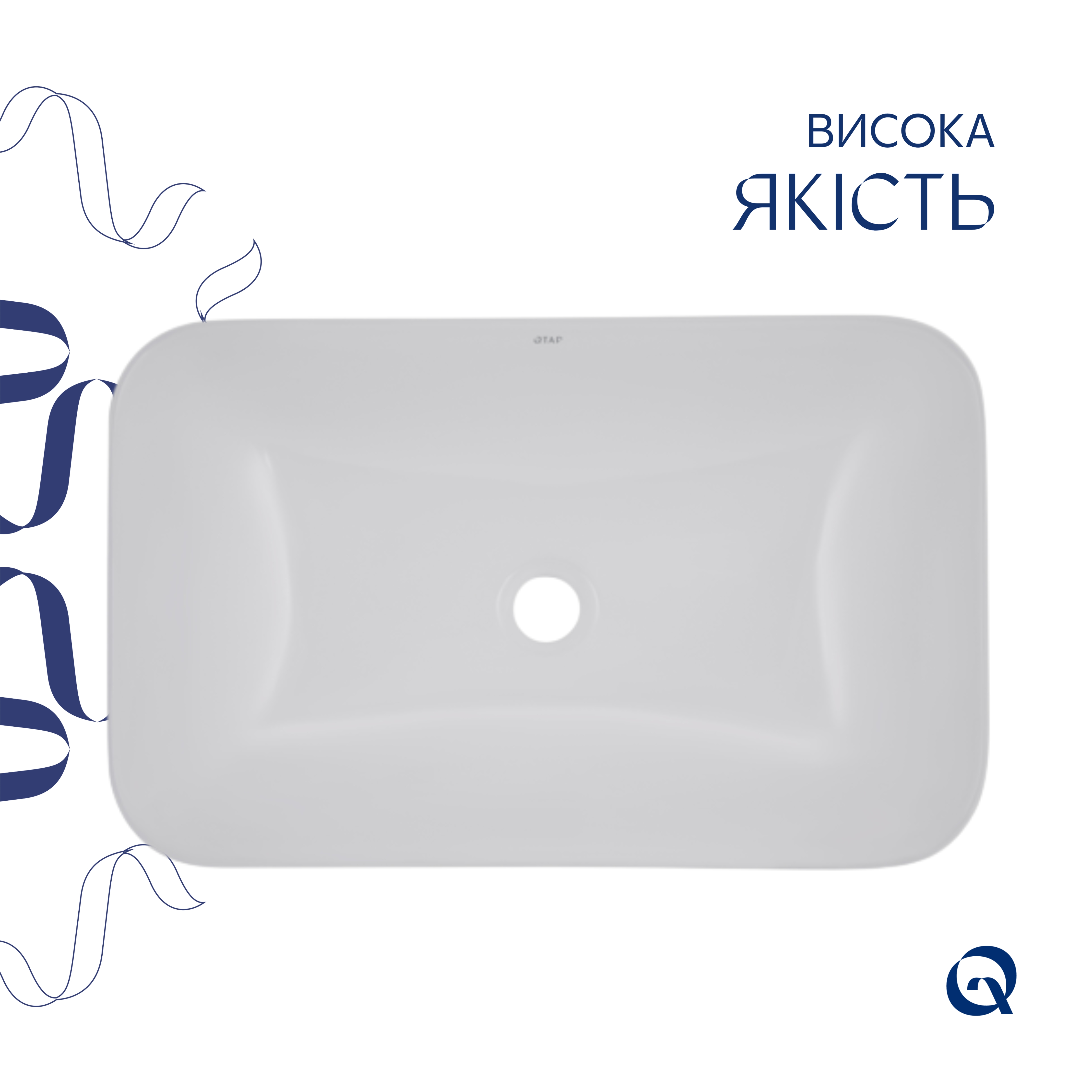 Раковина Qtap Scorpio 610х380х150 White QT1411K491WN