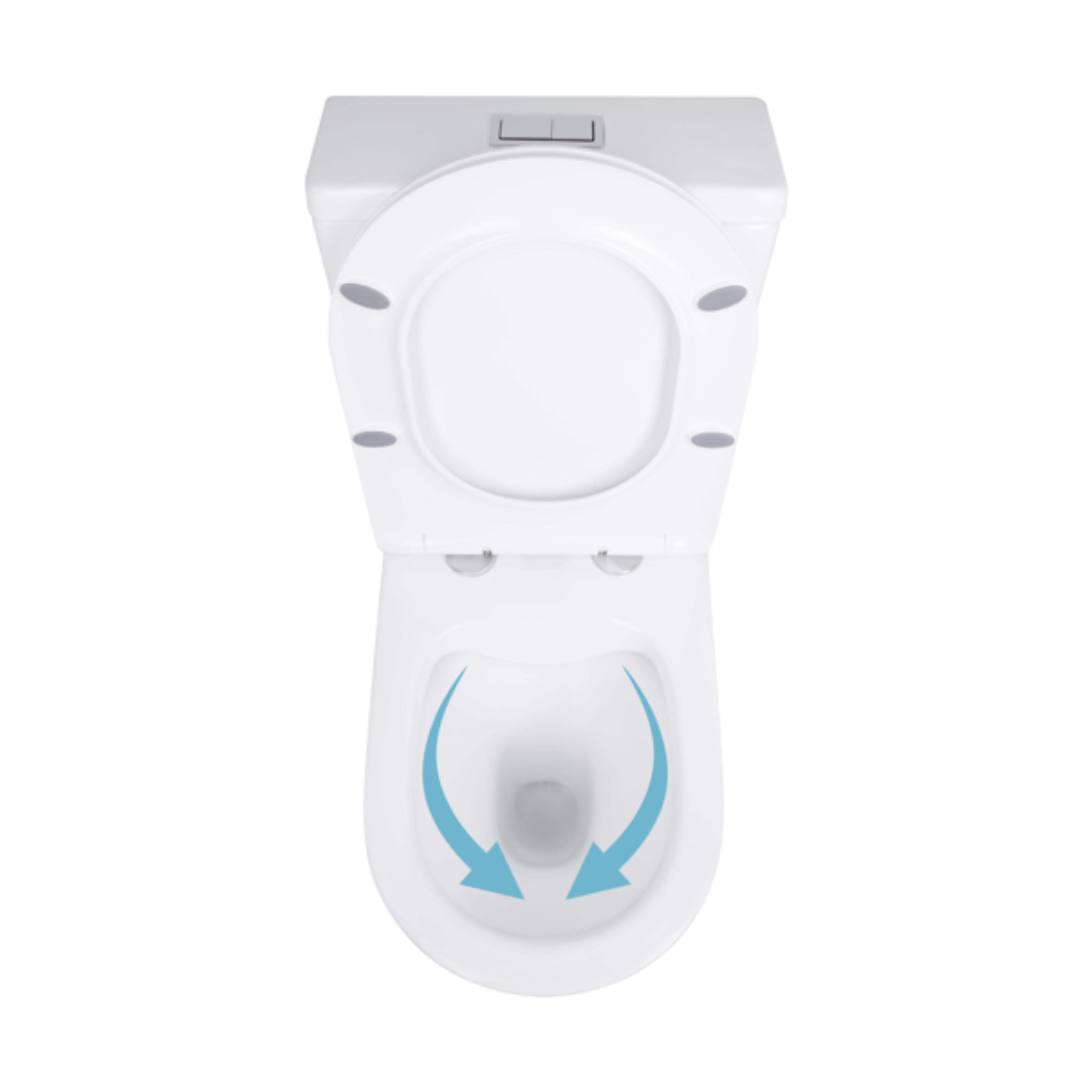 Унітаз-компакт Qtap Stork/Swan безобідковий з сідінням Soft-close QT15222178W